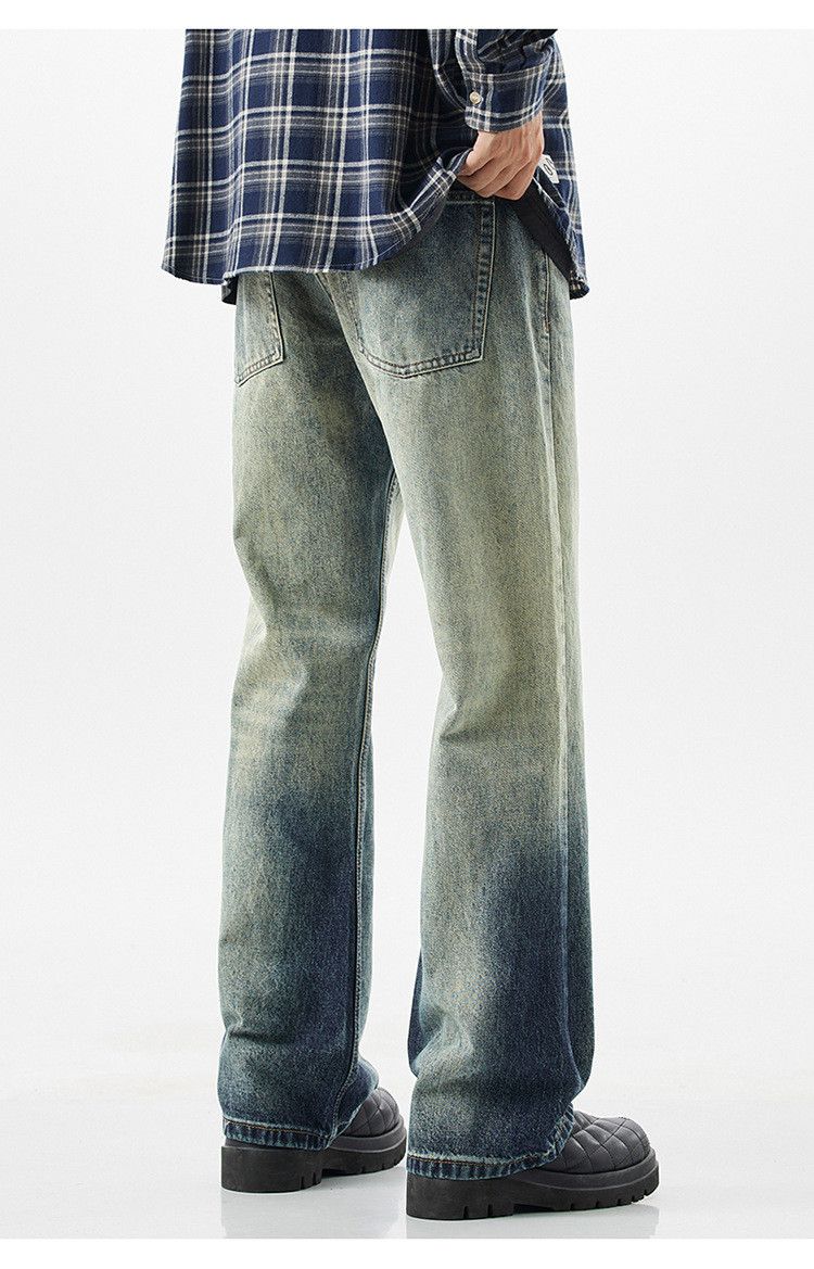 Japanese Brand × Jean Vintage loose straight casual versatile gradient jeans Size US 32 / EU 48 - 3 Thumbnail