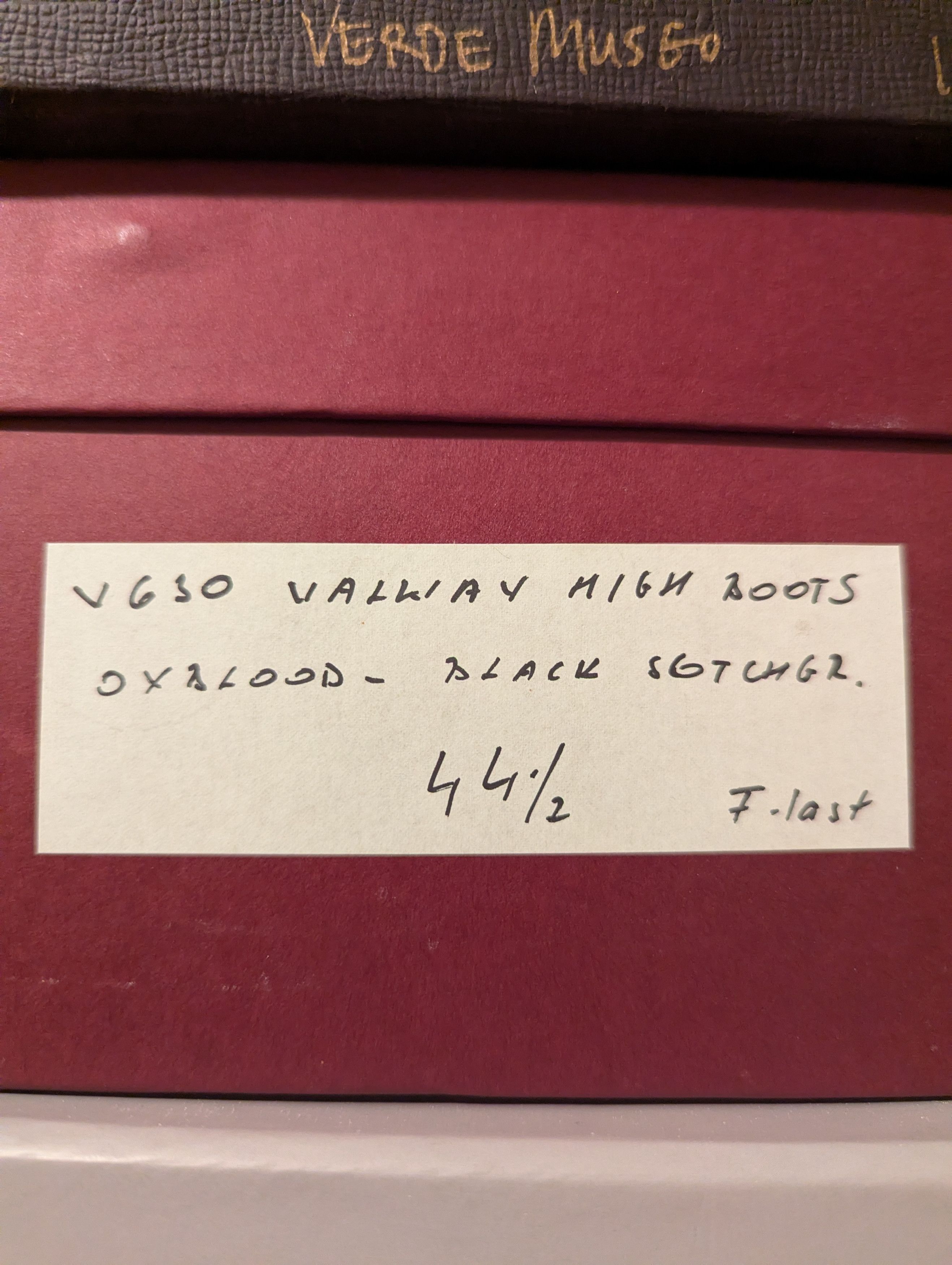 Vass Valway Urban Commando Boots in Plum and Black Pebble Calf Size US 11.5 / EU 44-45 - 6 Thumbnail