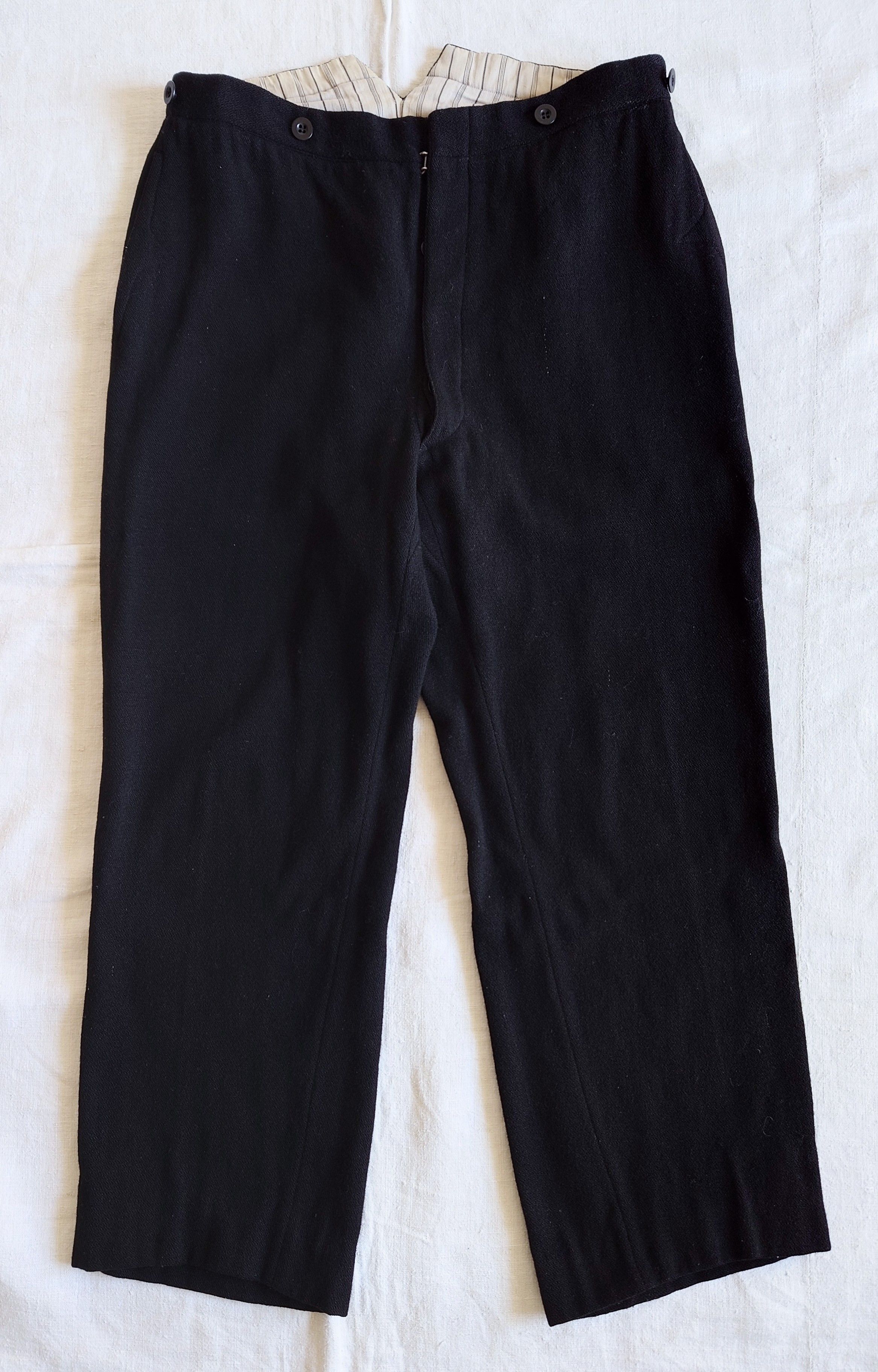 Paul Harnden Shoemakers Special Antique 1920s French Wool Trousers Size US 30 / EU 46 - 2 Thumbnail