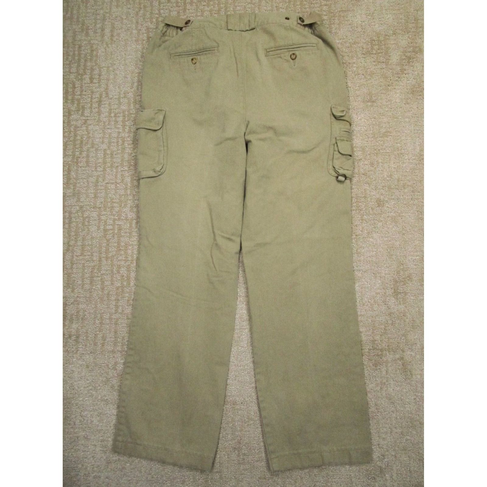 Orvis Orvis Jeans Men 36x32 Brown Cargo Utility Pants Denim Vintage 90s Retro Straight Regular Pocket Logo Size US 36 / EU 52 - 3 Thumbnail