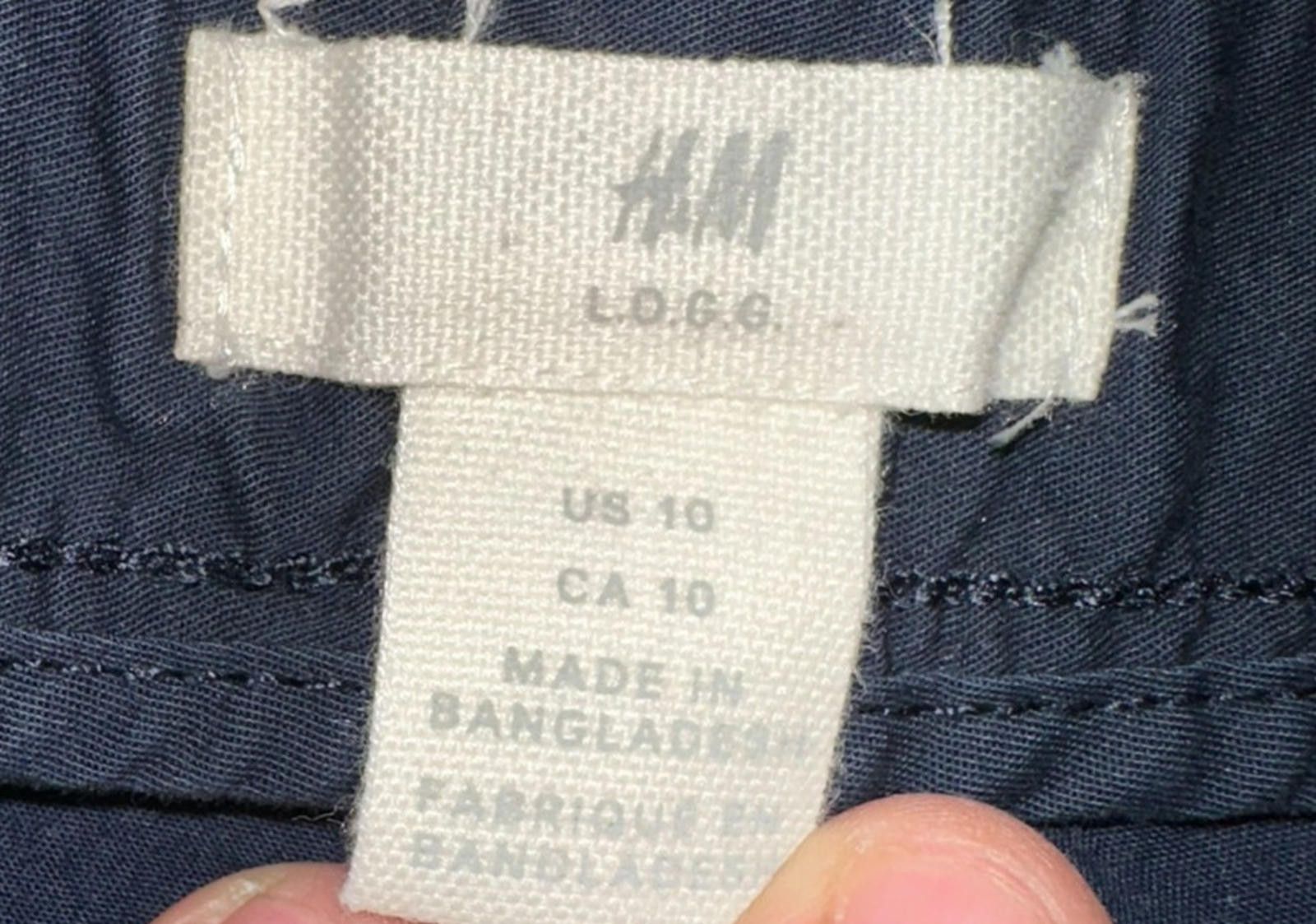H&M H&M Navy Blue Chino Shorts Size 10 Cotton Size 32" / US 10 / IT 46 - 3 Thumbnail