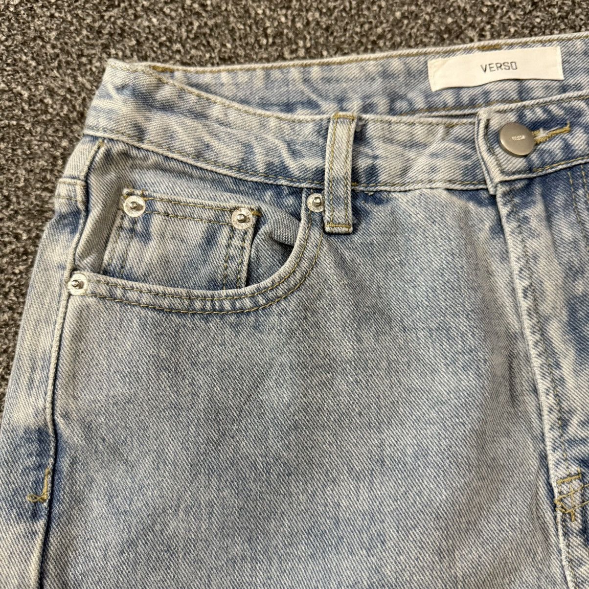 Japanese Brand Vintage 90s Verso High Waist Faded Denim Size 29" - 7 Thumbnail