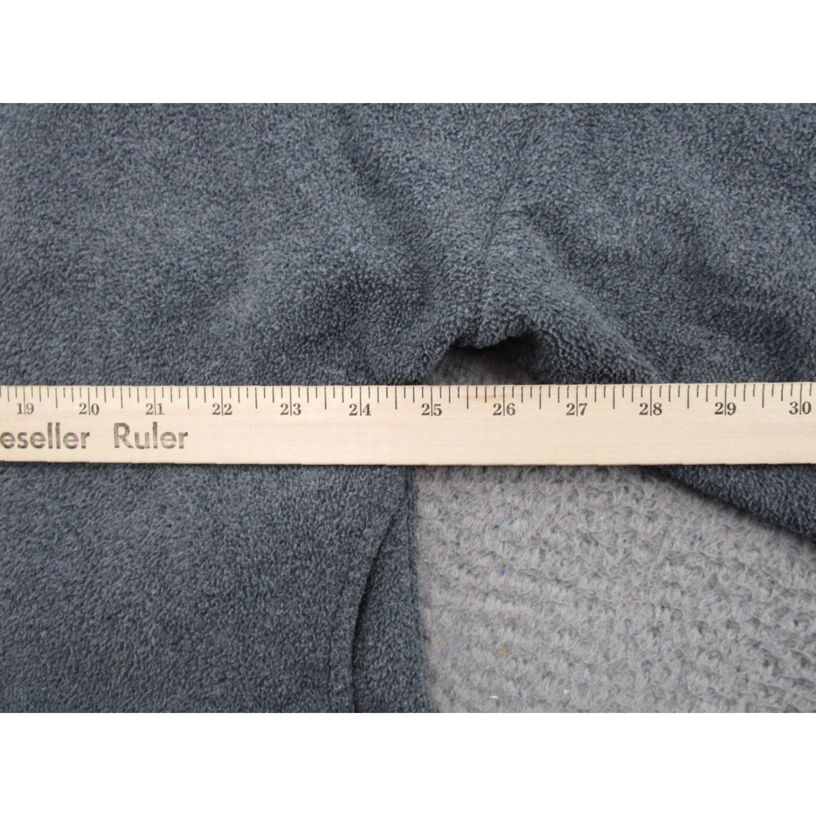 Vintage Aventura Women's Gray Fleece Pullover Collared 1/4 Button Sweater SZ L Recycled Size L / US 10 / IT 46 - 6 Thumbnail