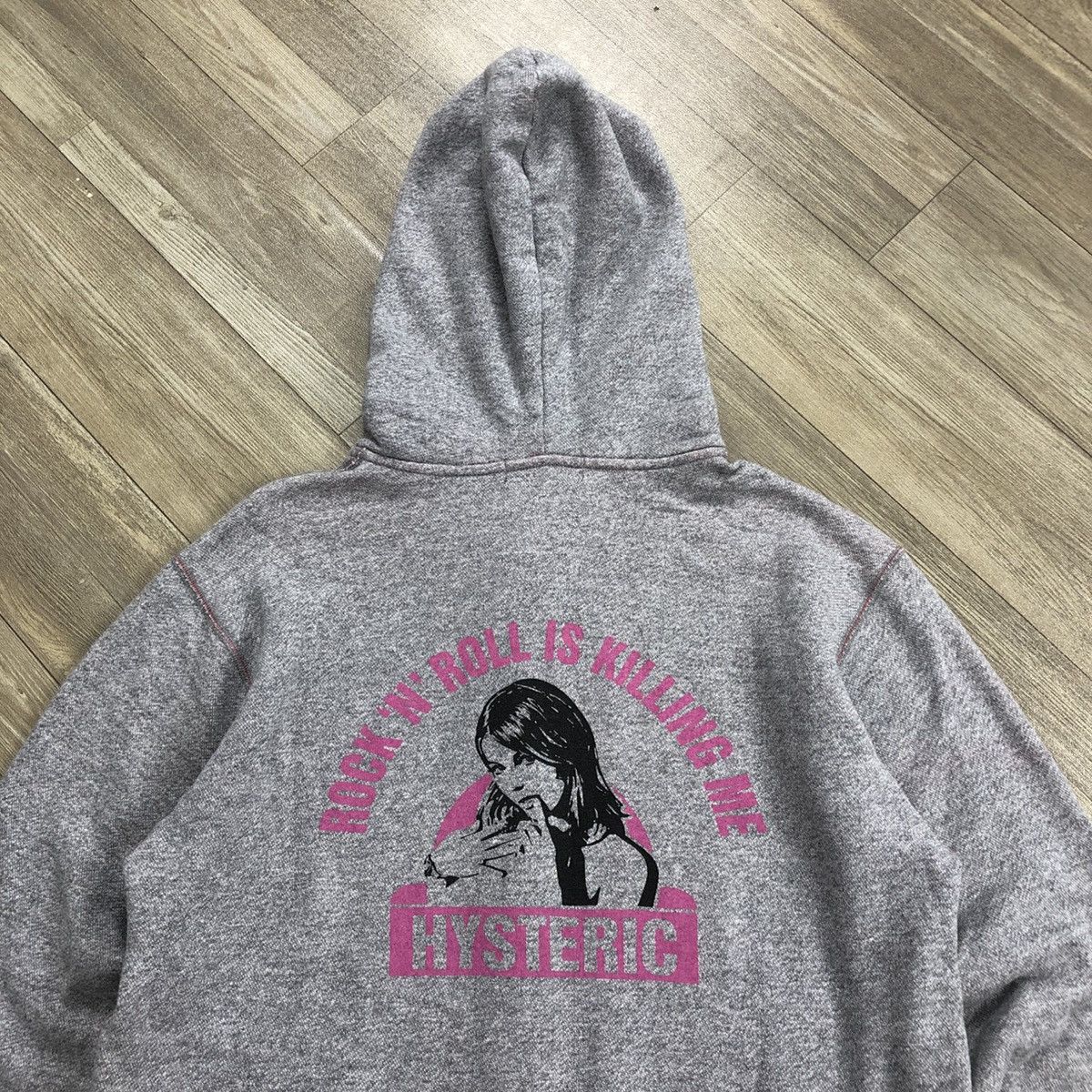 Hysteric Glamour 00s Hysteric Glamour Rock Steady Women Reversible Zip Hoodie Size US M / EU 48-50 / 2 - 2 Thumbnail