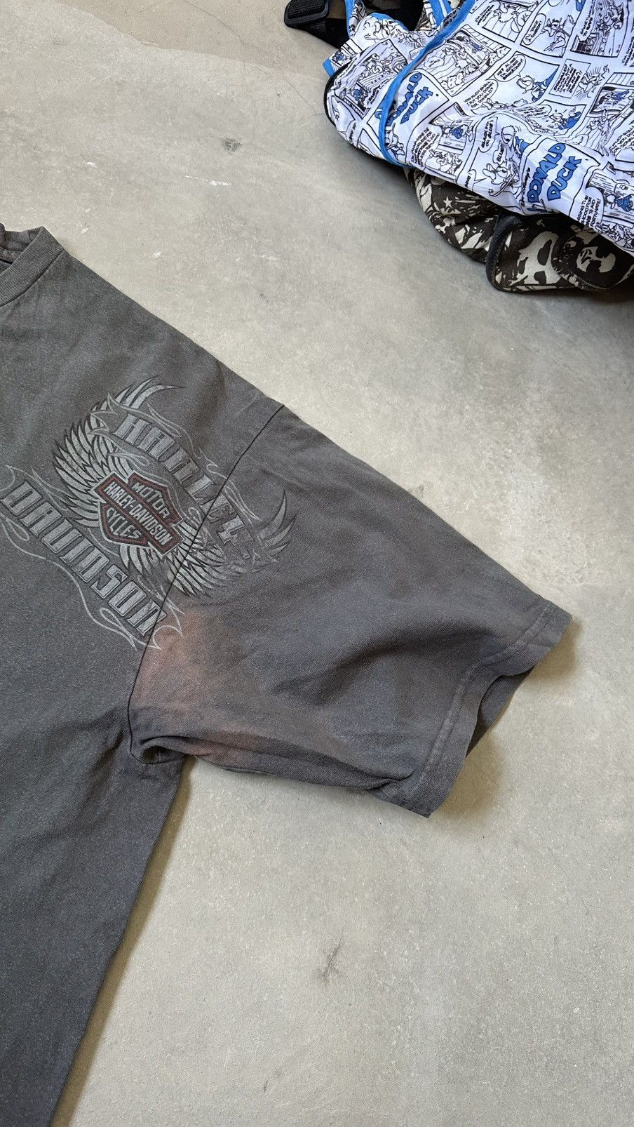 Harley Davidson VINTAGE HARLEY DAVIDSON TEE Size US XL / EU 56 / 4 - 4 Thumbnail