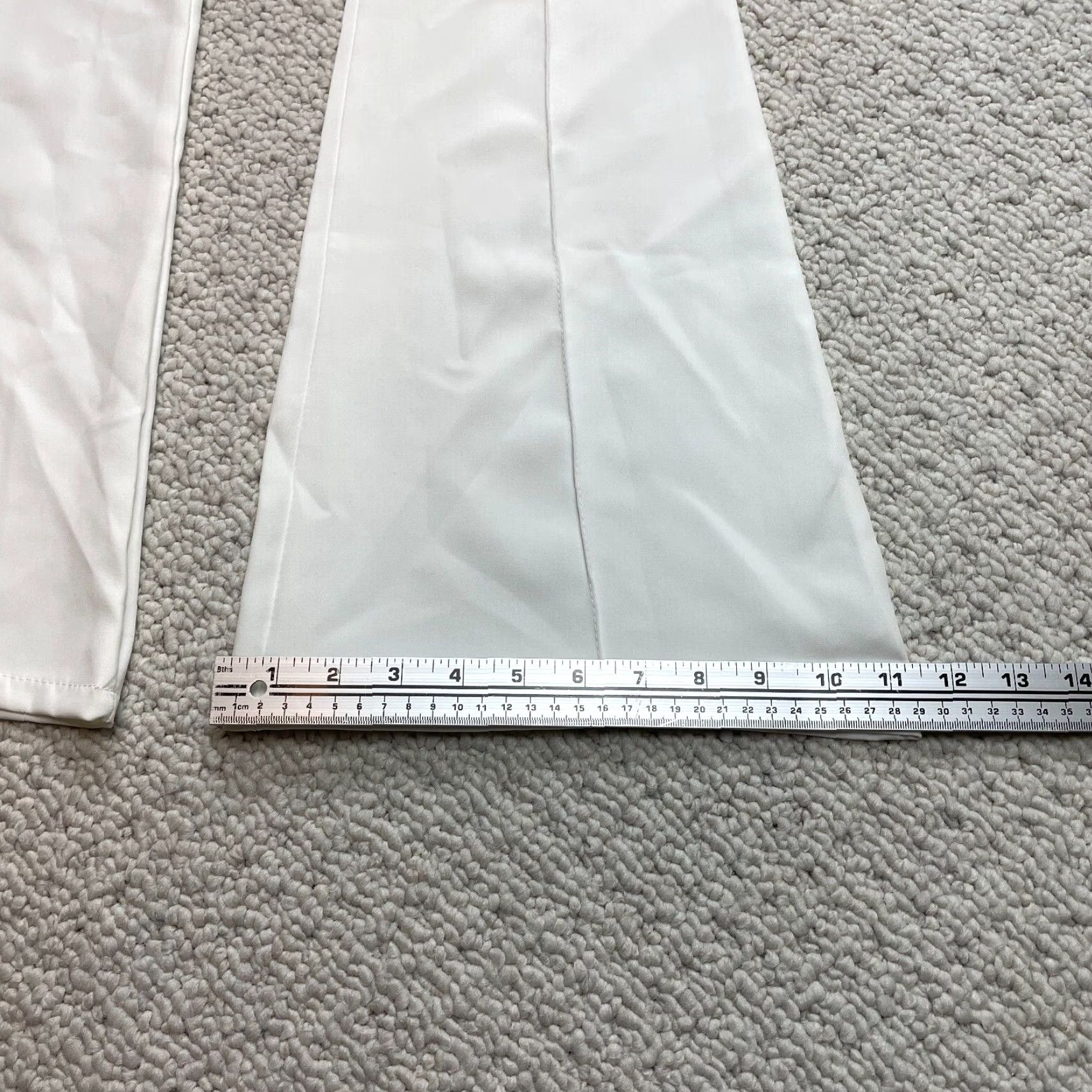 Boohoo VINTAGE Boohoo Pants Chino Flat Front Regular Womens 10 White Ivory New NWT Size 28" / US 6 / IT 42 - 2 Thumbnail