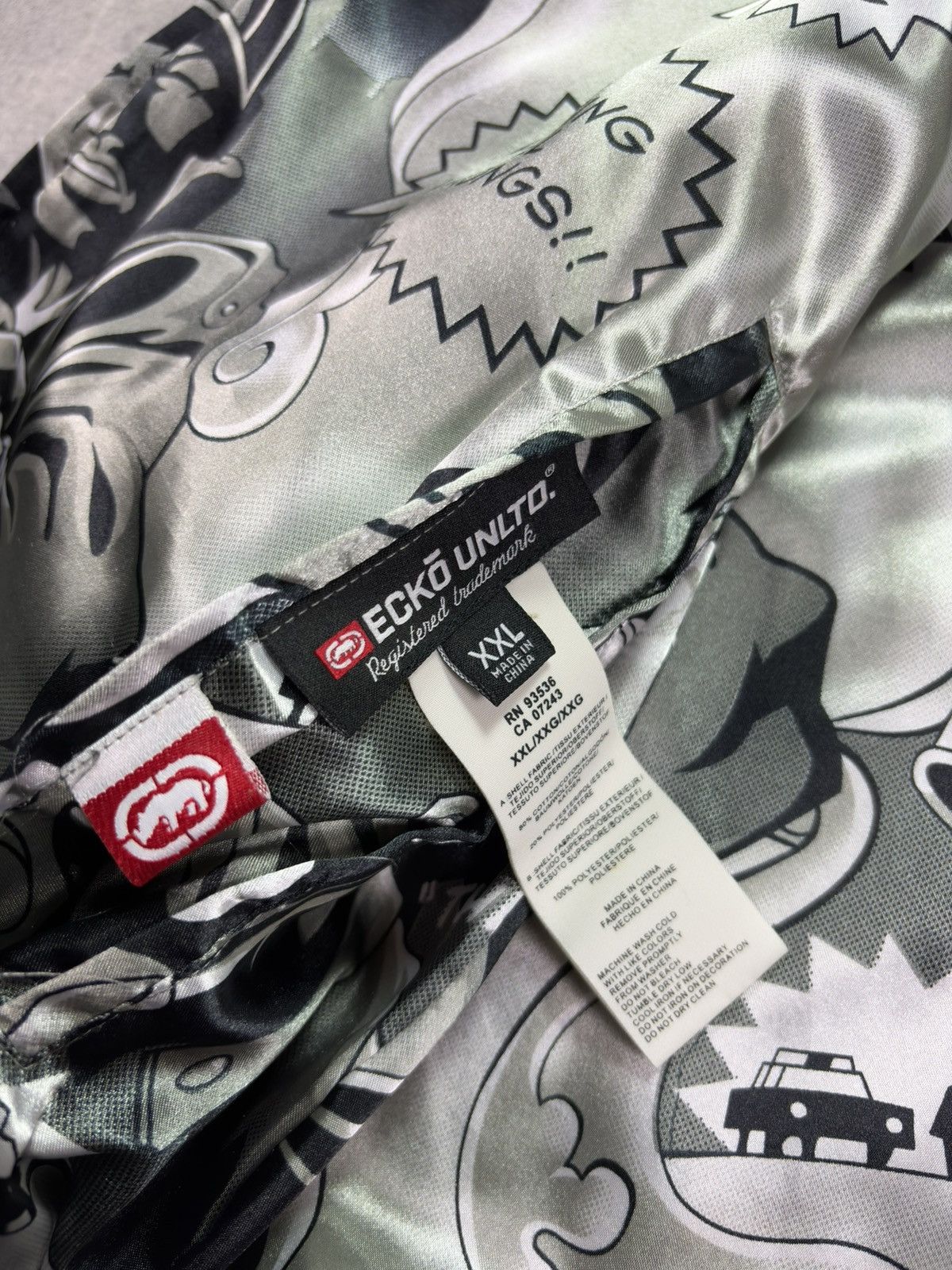 Ecko Unltd. 00s Ecko Unltd. Reversible AOP Printed Baggy Zip Hoodie XXL Size US XXL / EU 58 / 5 - 16 Thumbnail