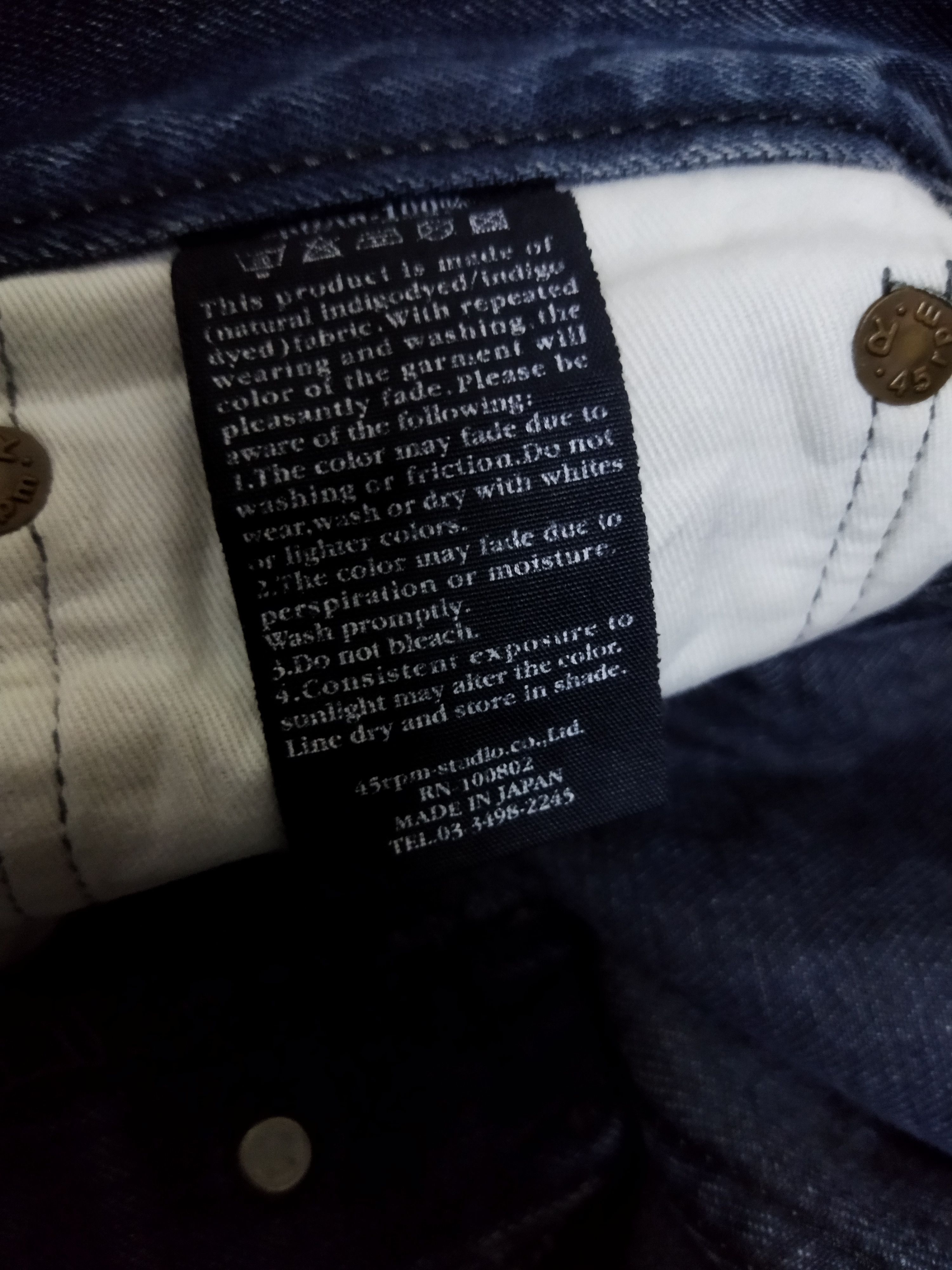 45rpm 45 Rpm Jeans Size US 34 / EU 50 - 5 Thumbnail
