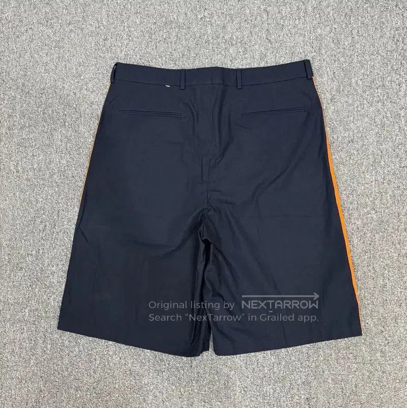 Valentino Valentino Black Cotton Men’s Shorts with Orange Accents . Size US 30 / EU 46 - 2 Thumbnail