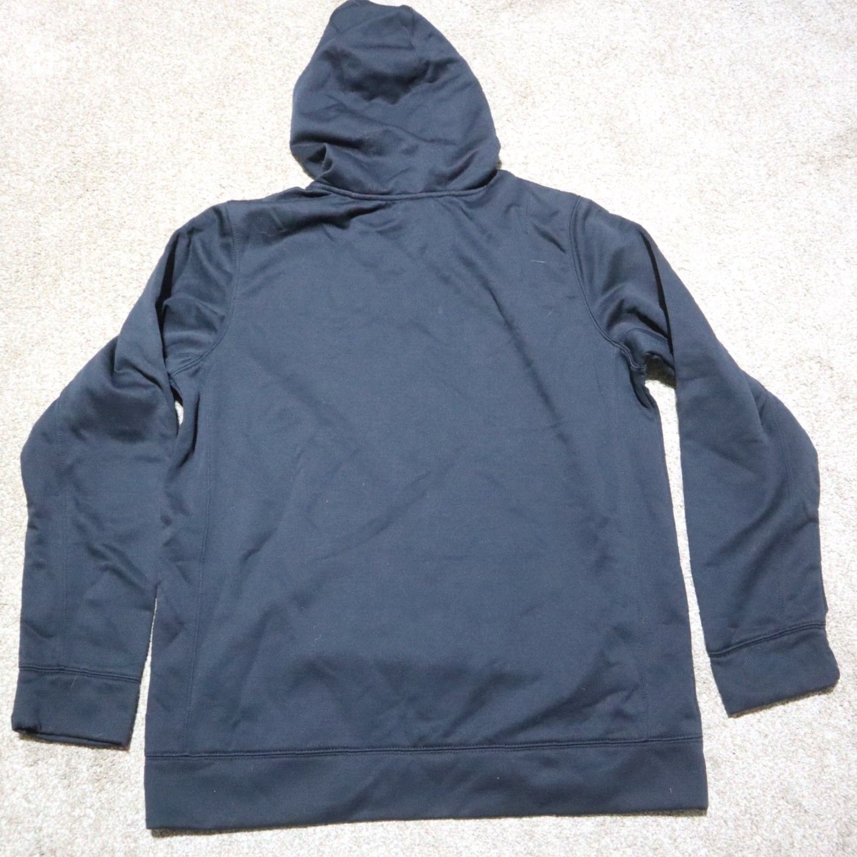 Logo 7 Russell Hoodie Full Zip Long Sleeve Black Logo Fleece Lined Sweater Mens L Large Size US L / EU 52-54 / 3 - 8 Thumbnail
