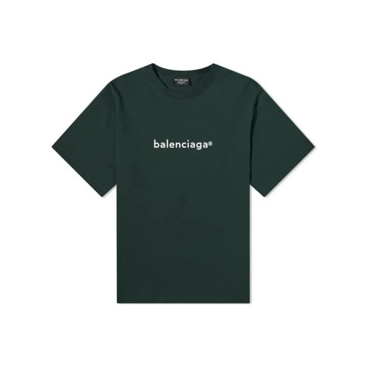 Balenciaga Balenciaga Logo Print Crew Neck Short Sleeve T-Shirt Size US S / EU 44-46 / 1 - 1 Thumbnail