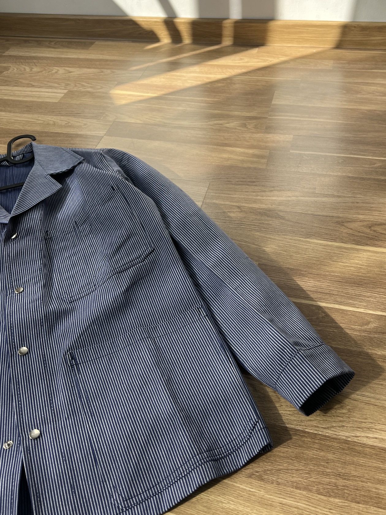 Other Vintage PEBO Swiss Workwear 80s Chore Jacket Blue sz 46 S-M Size US S / EU 44-46 / 1 - 5 Thumbnail