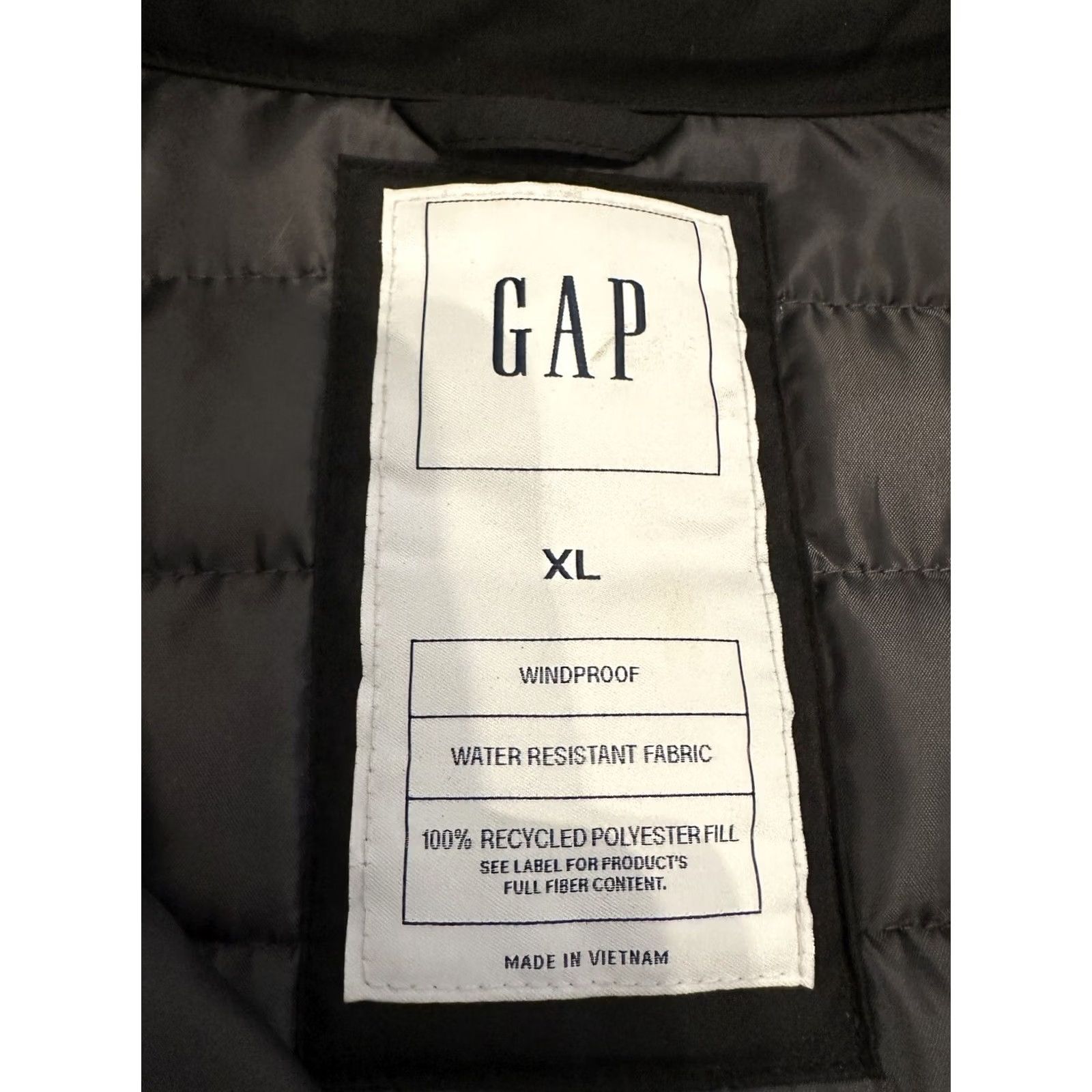 Gap Gap Puffer Down Vest XL Men’s Full Zip Size US XL / EU 56 / 4 - 3 Thumbnail