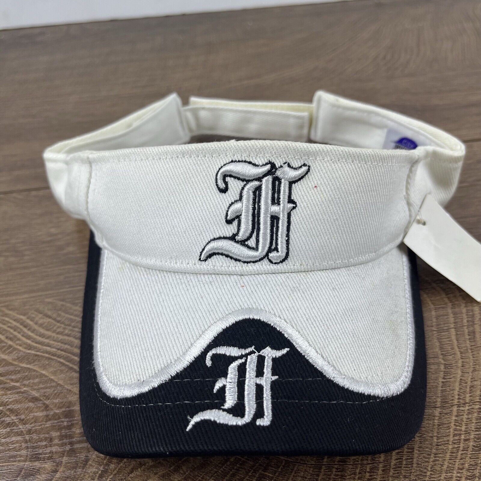 Other Houston Visor Hat White Cap Hat Adjustable Hat White Adult H Size ONE SIZE - 4 Thumbnail