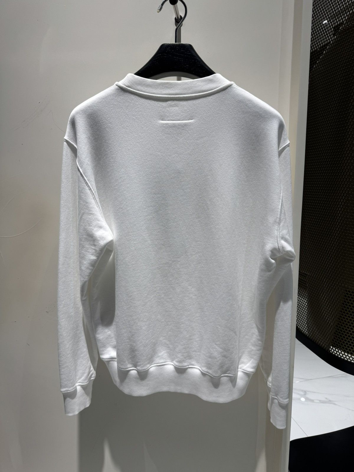 Maison Margiela NWT Number Patch Crew Neck Sweatshirt - White, M Size US M / EU 48-50 / 2 - 2 Thumbnail