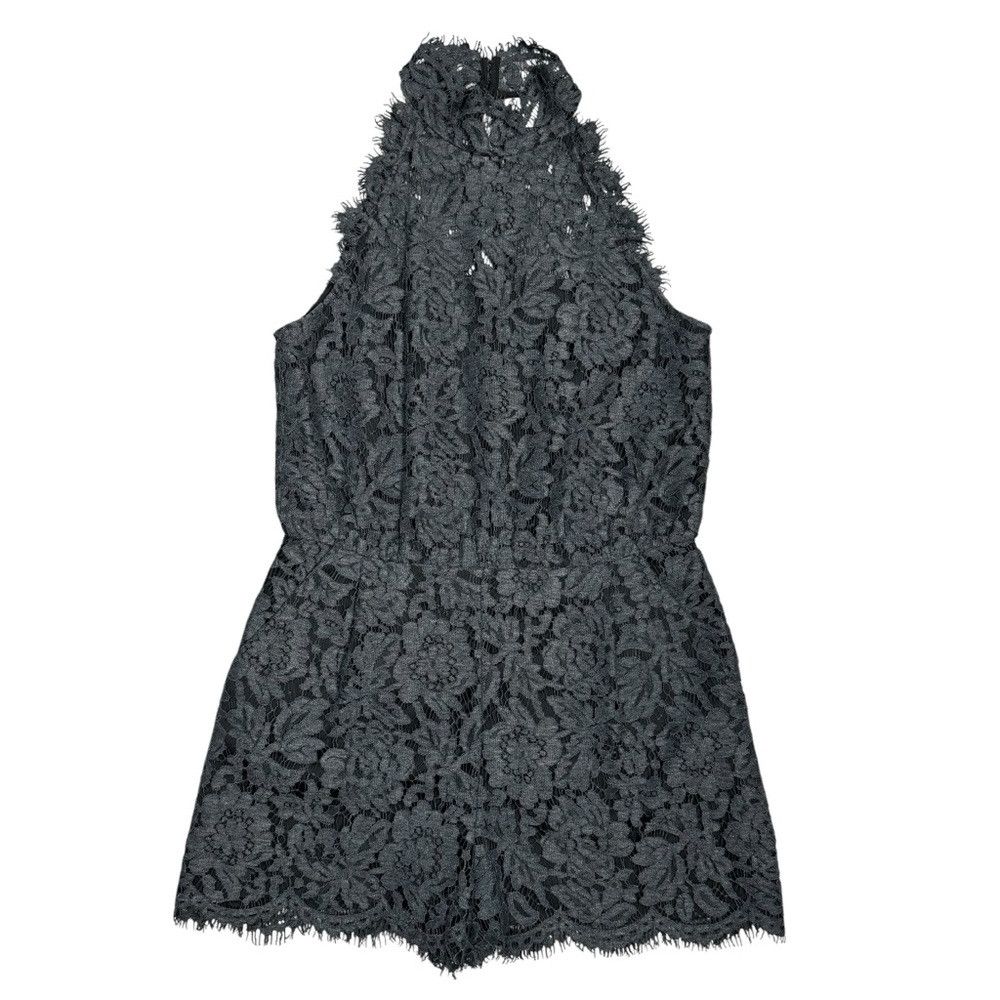 Diane von Furstenberg New Diane Von Furstenberg Jemmie Lace Grey Romper Size 4 Size 27" / US 4 / IT 40 - 3 Thumbnail