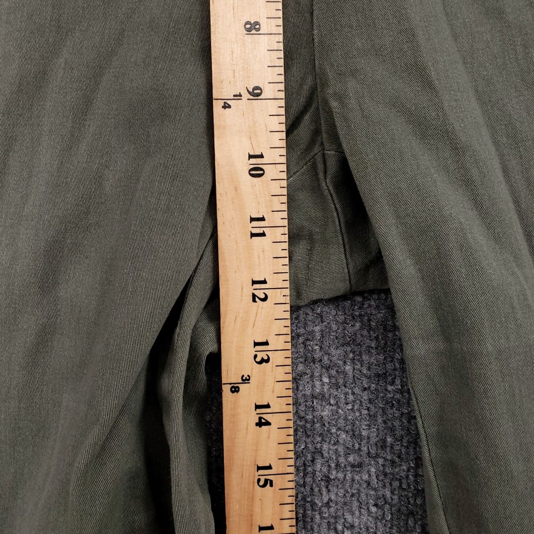 Dockers Dockers Pants Womens 10 Short Green Straight Leg Mid Rise Flat Front Casusal Size 32" / US 10 / IT 46 - 6 Thumbnail