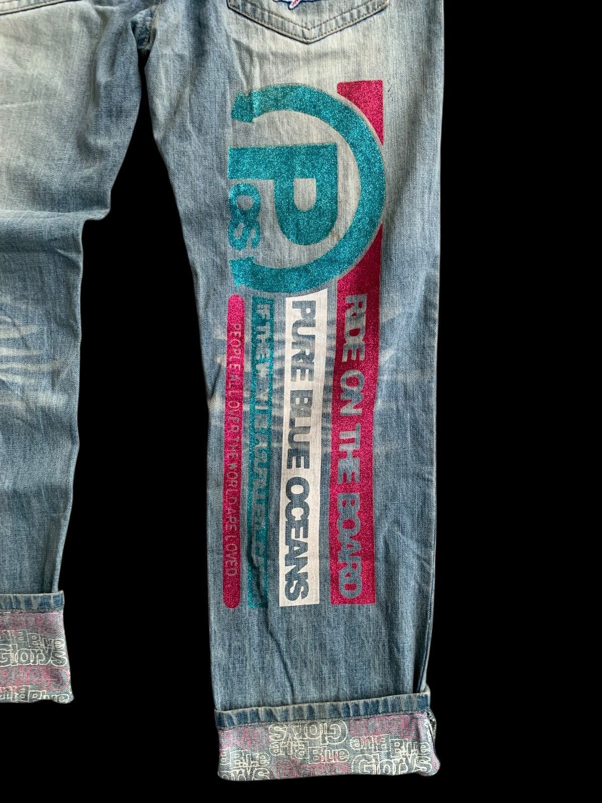 Hysteric Glamour Vintage Clone Devgru surf Sick Printed Denim Size US 34 / EU 50 - 16 Thumbnail