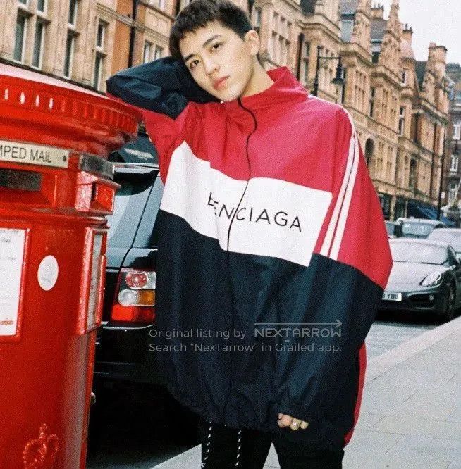 Balenciaga balenciaga color-block windbreaker jacket. Size US M / EU 48-50 / 2 - 5 Thumbnail
