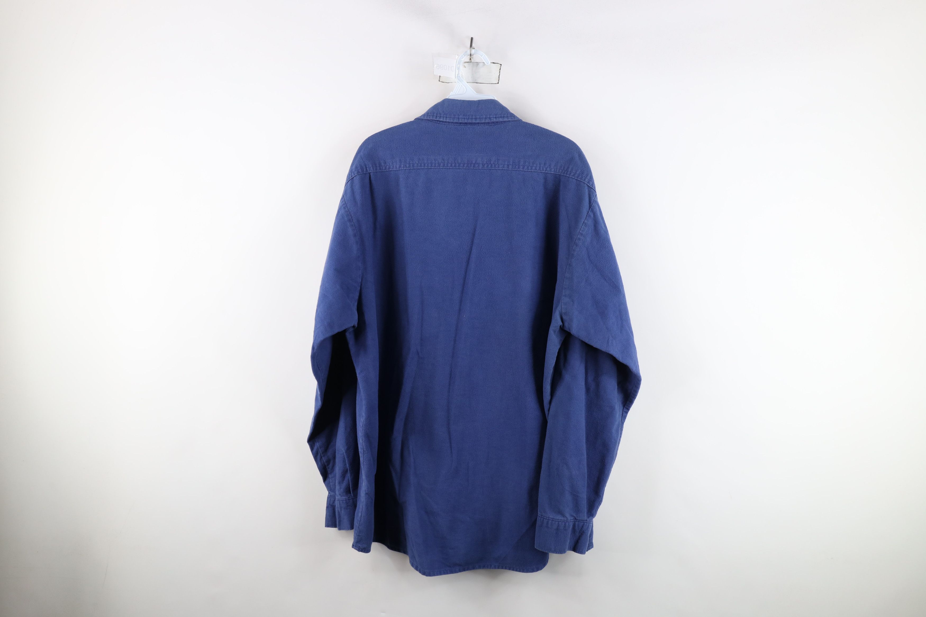 FiveBrother × Vintage Vintage 90s Five Brother Chamois Cloth Collared Button Shirt Size US XL / EU 56 / 4 - 14 Thumbnail