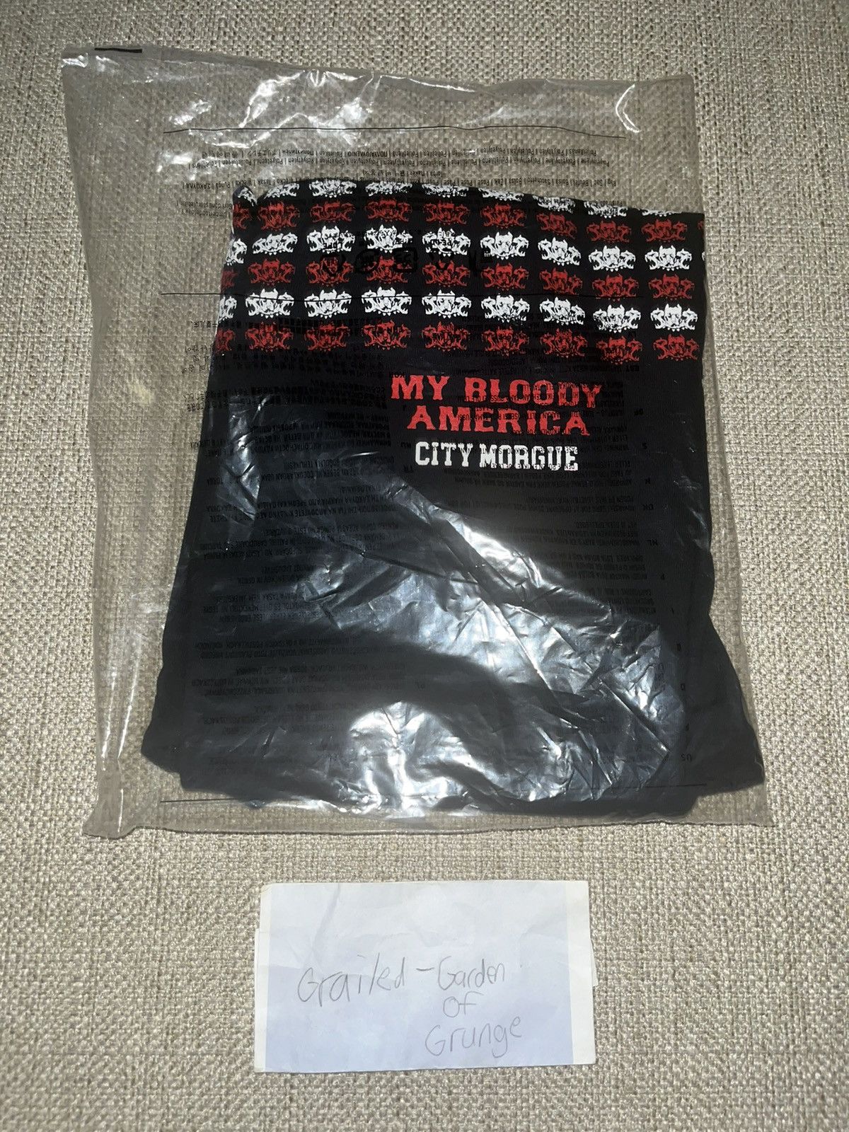 City Morgue CITY MORGUE MY BLOODY AMERICA FLAG TEE Size US L / EU 52-54 / 3 - 3 Thumbnail