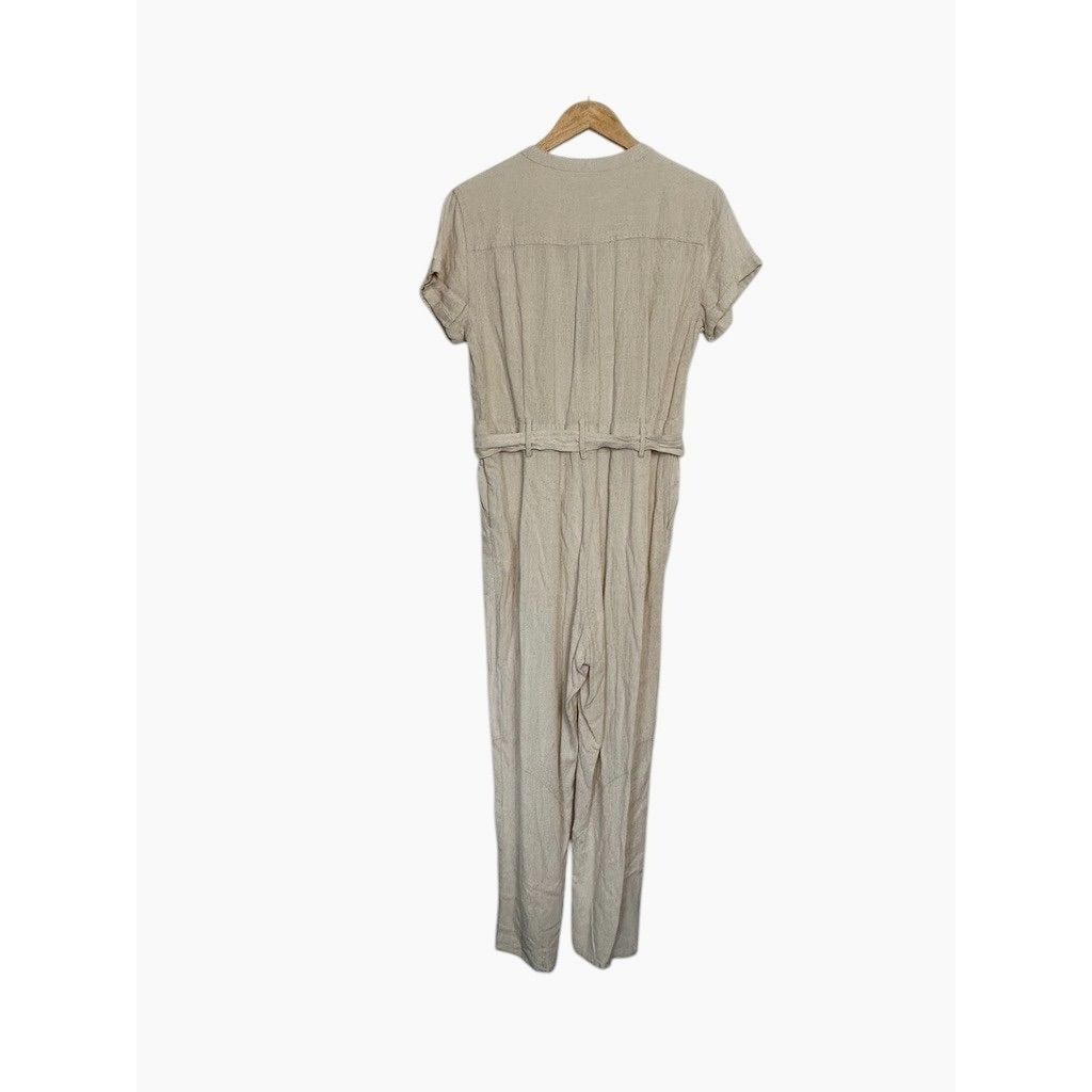 Other Velvet Heart Greyson Lightweight Jumpsuit in Wheat - Sz S - Size 27" / US 4 / IT 40 - 5 Thumbnail