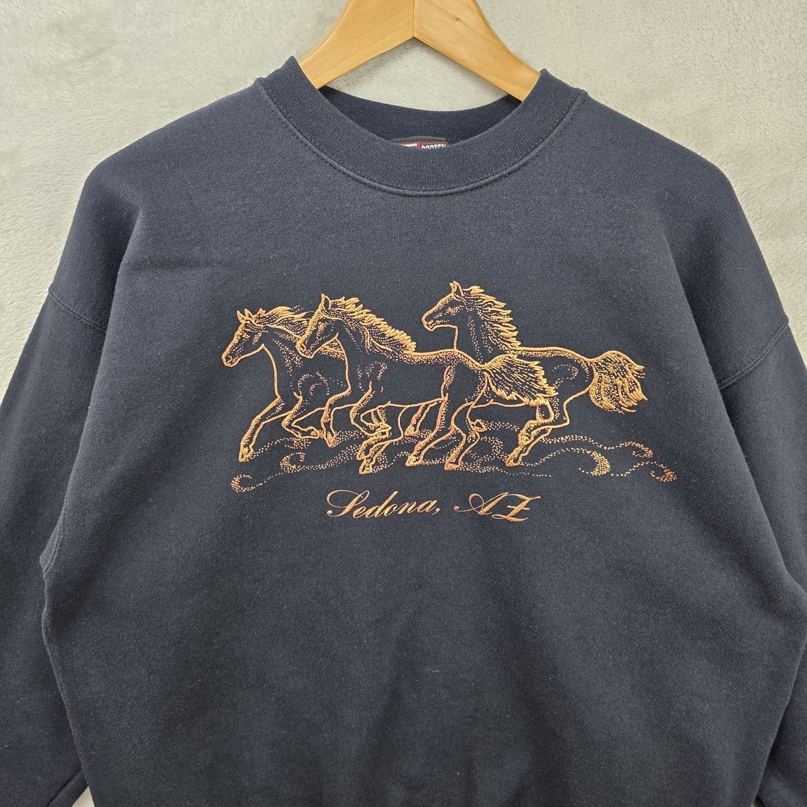 Other Vintage 90s Horse Sedona Arizona Sweatshirt Mens Large AZ Size US L / EU 52-54 / 3 - 3 Thumbnail