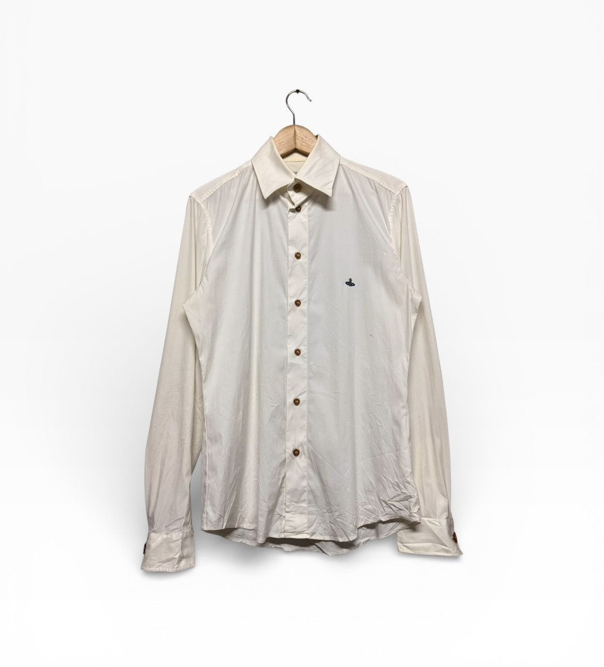 Vivienne Westwood Vivienne Westwood Man Embroidery Orb L/S Shirt Button Ups Size US M / EU 48-50 / 2 - 1 Thumbnail