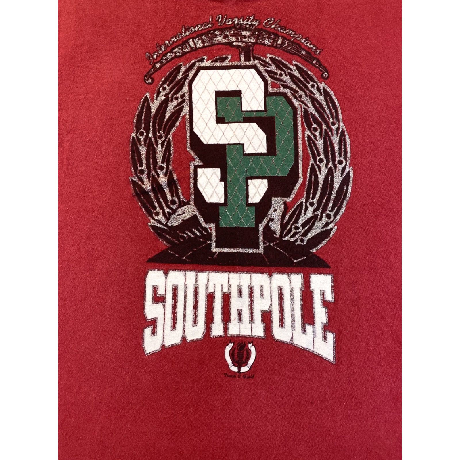 Southpole Vintage Southpole T-Shirt Men’s Size XL Maroon Green White Made In USA / 78-48 Size US XL / EU 56 / 4 - 2 Thumbnail