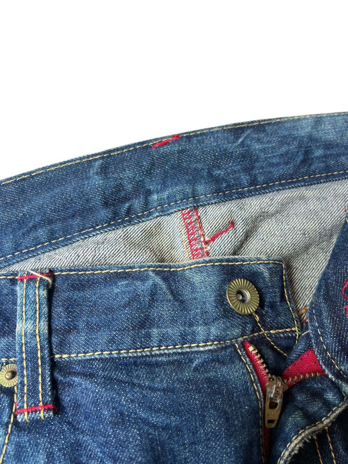 Eternal ETERNAL Distressed Aging Mud Hybrid Denim Loose Jeans Size US 34 / EU 50 - 7 Thumbnail