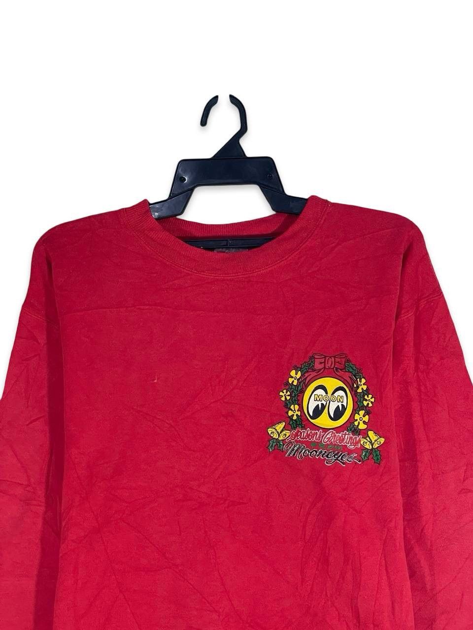 Other Vintage 90s mooneyes seasonal logo sweatshirt jumper size M Size US M / EU 48-50 / 2 - 2 Thumbnail