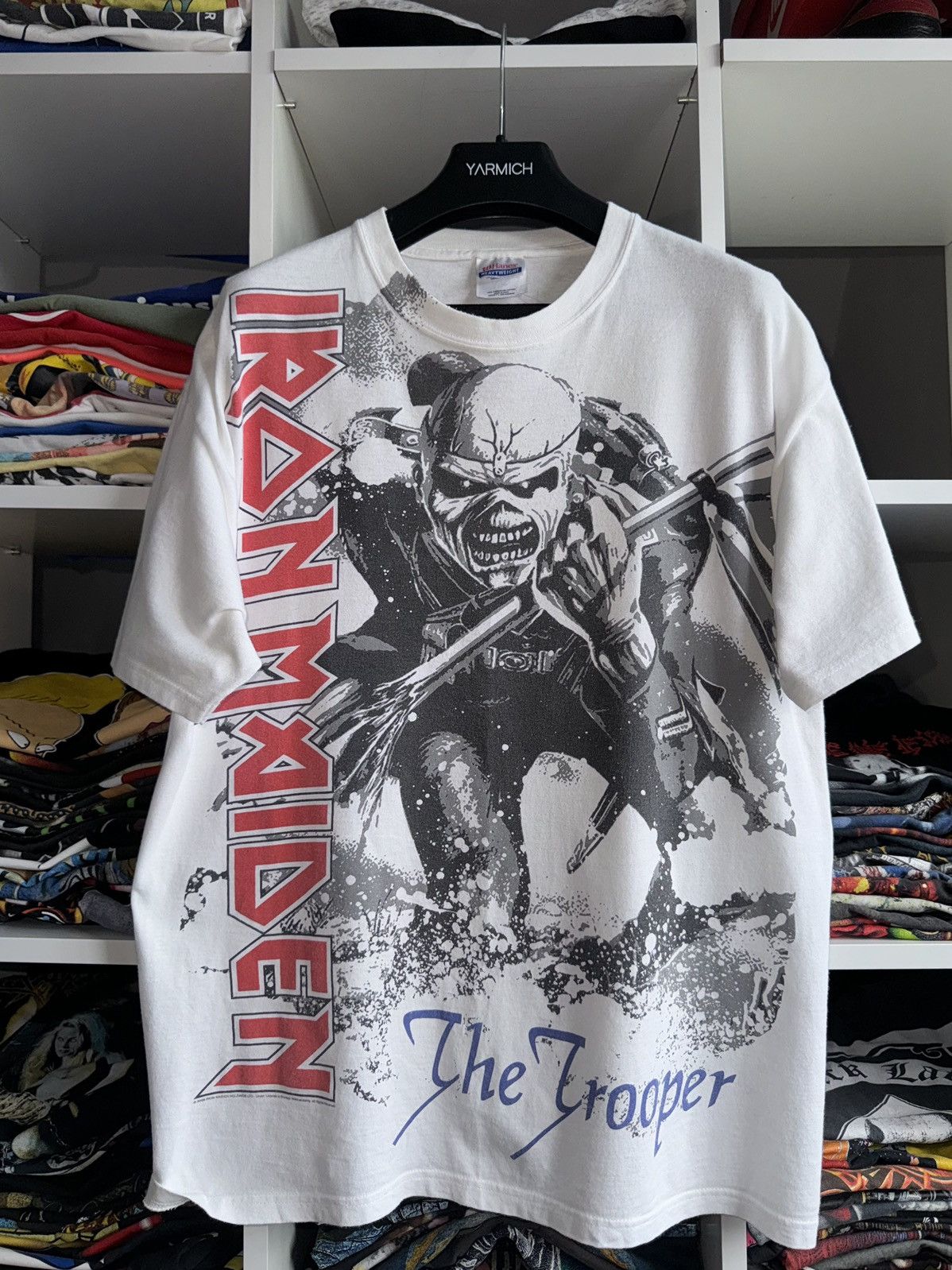 Band Tees Vintage Iron Maiden The Trooper Band Tee Size US L / EU 52-54 / 3 - 2 Thumbnail
