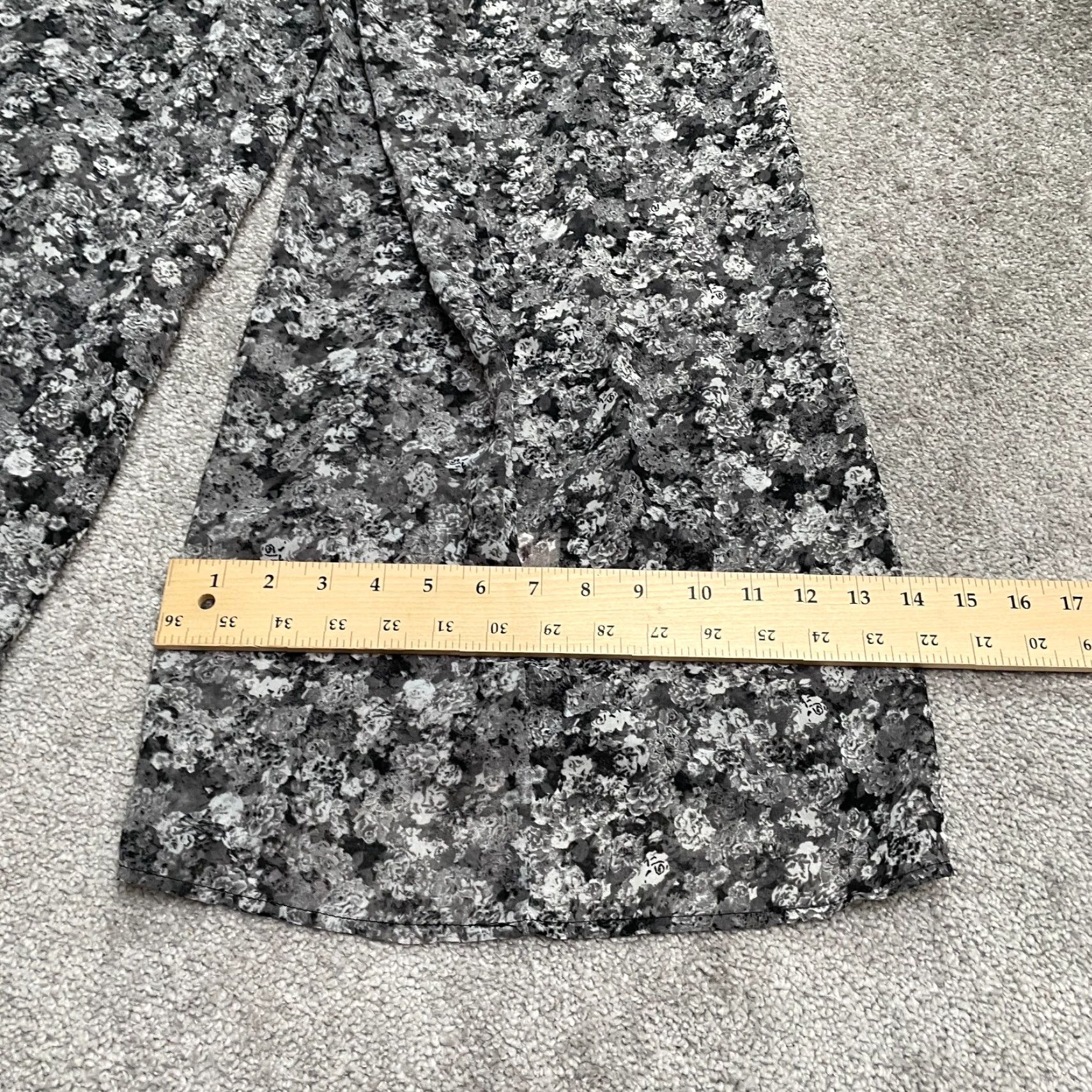Vintage Belle Dee Jour Jumpsuit XL Black Gray Floral Sleeveless NWT New Womens Size 40" / US 18 - 6 Thumbnail