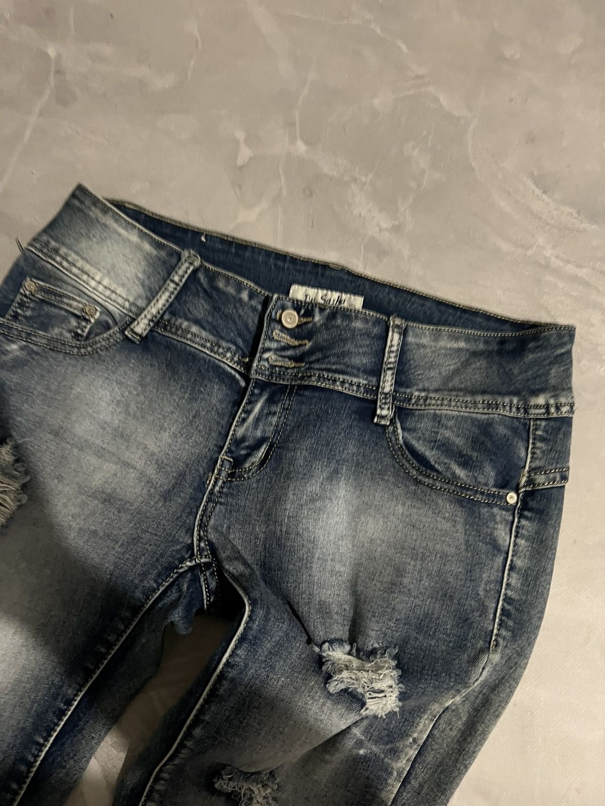 Vintage Glamour Skinny Sexy Fit Avan / Vintage Washed Designer 90 Size US 31 - 3 Thumbnail