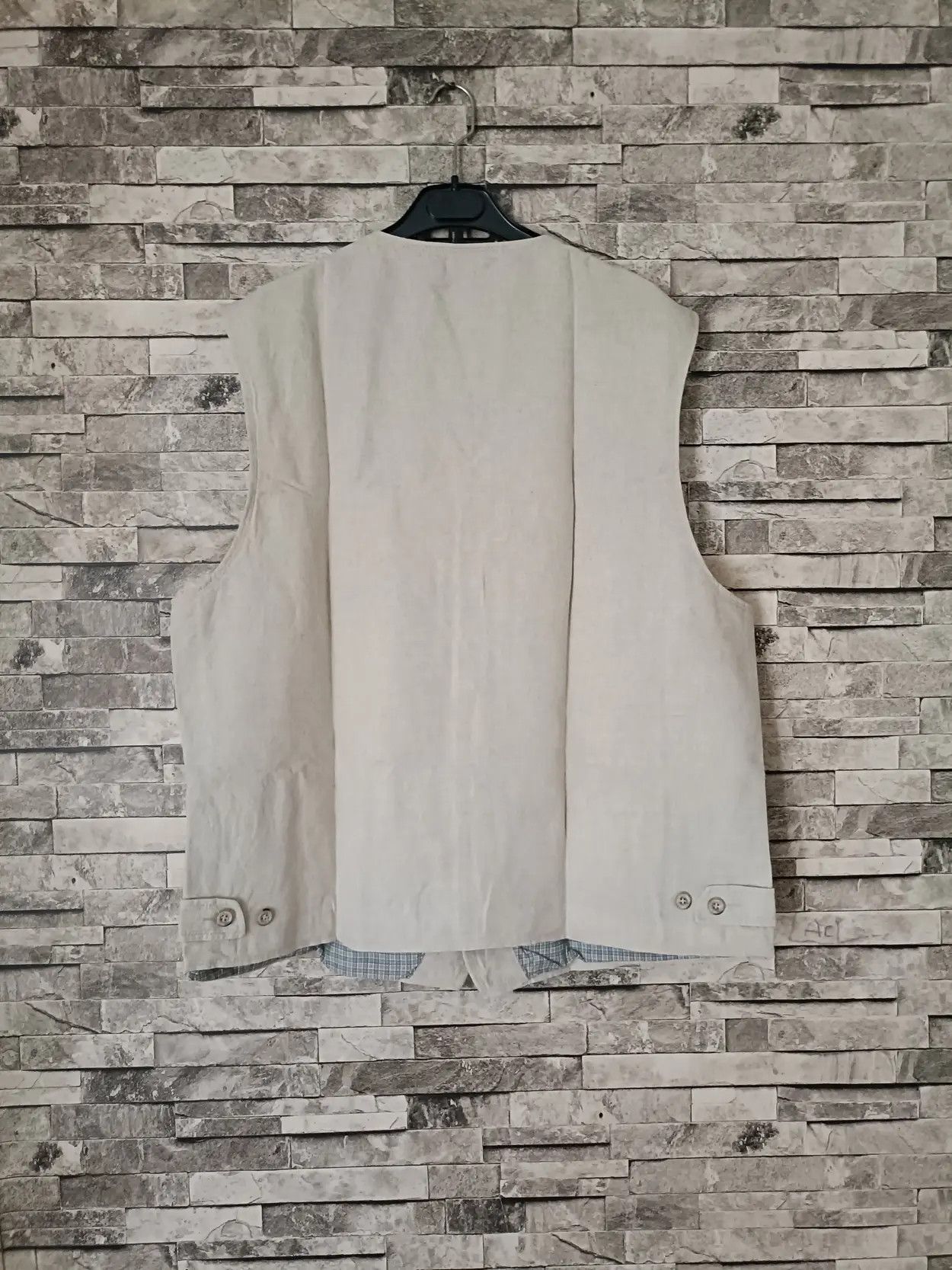 Camel Camel collection linen vest Size 50R - 4 Thumbnail