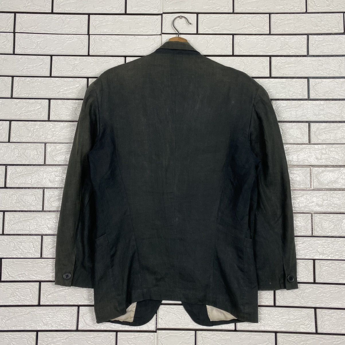 Thierry Mugler 🔥DISTRESSED RUNWAY STYLE JACKET DOUBLE BREAST THIERRY MUGLER Size US S / EU 44-46 / 1 - 8 Thumbnail