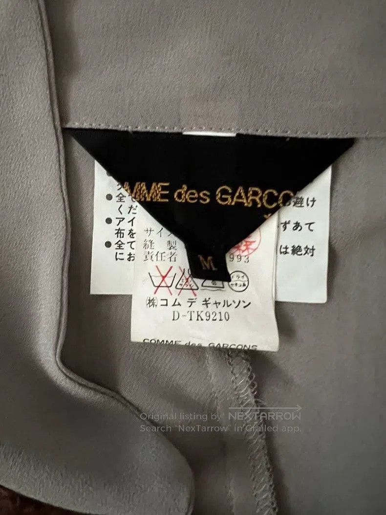 Comme des Garcons Comme Des Garcons Brown Retro Sheer Design Top Size M / US 6-8 / IT 42-44 - 5 Thumbnail