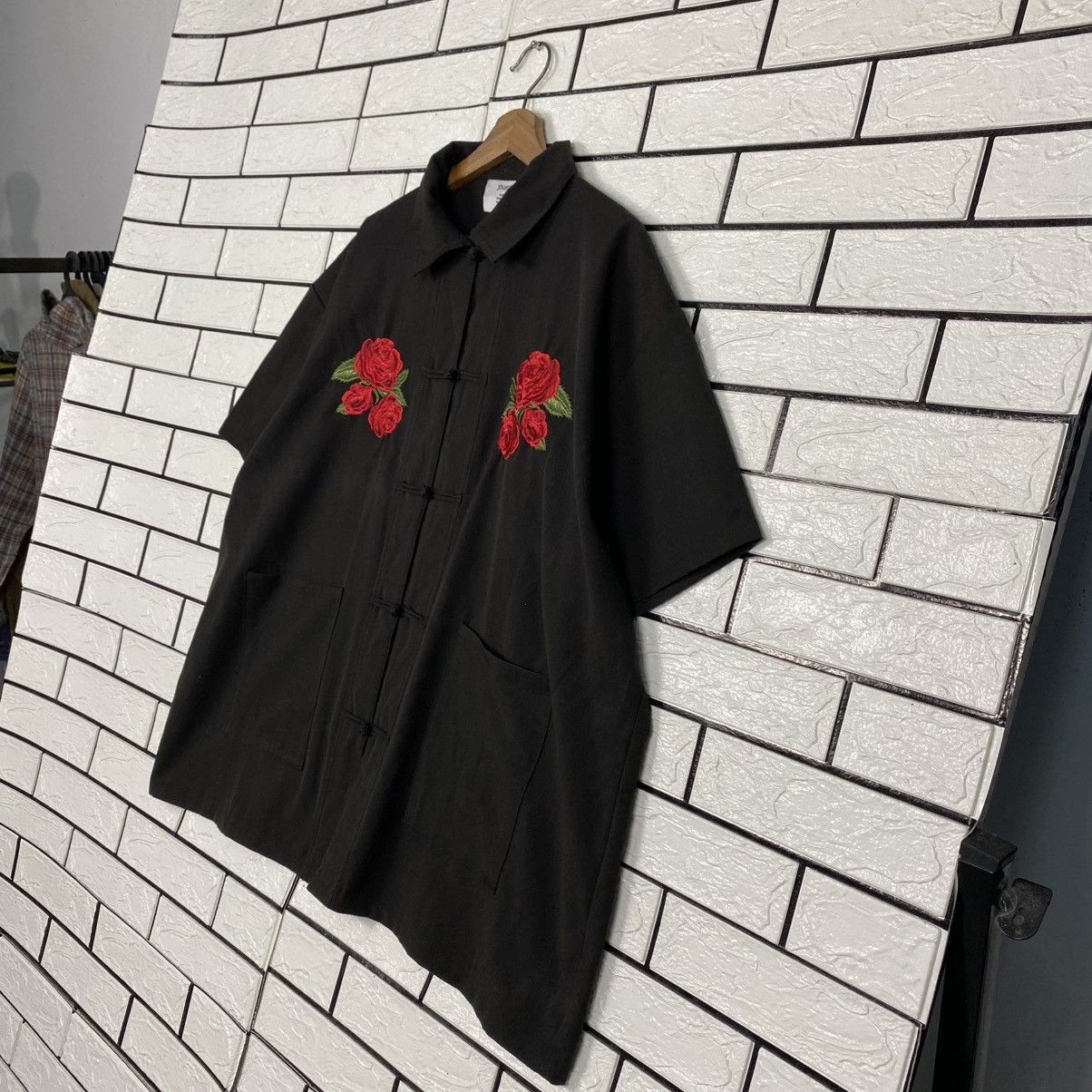 Japanese Brand 🔥FLORAL SHIRT BUTTON BOWLING MANDARIN JOUETIE ISSEY MIYAKE Size US M / EU 48-50 / 2 - 2 Thumbnail