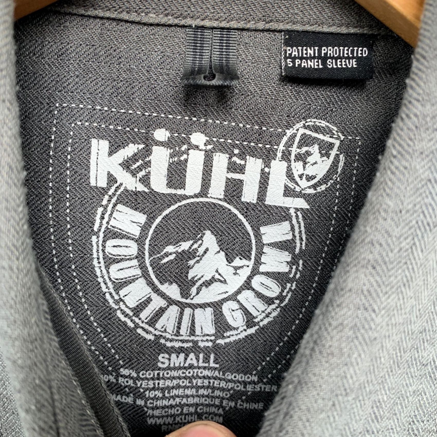 Vintage Kuhl Flannel Button Shirt Mens Small Gray Descendr Long Sleeve Lightweight Hike Size US S / EU 44-46 / 1 - 3 Thumbnail