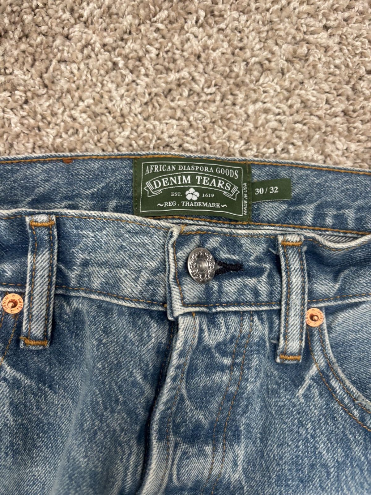DENIM TEARS Denim Tears Straight Leg Denim Size US 30 / EU 46 - 2 Thumbnail
