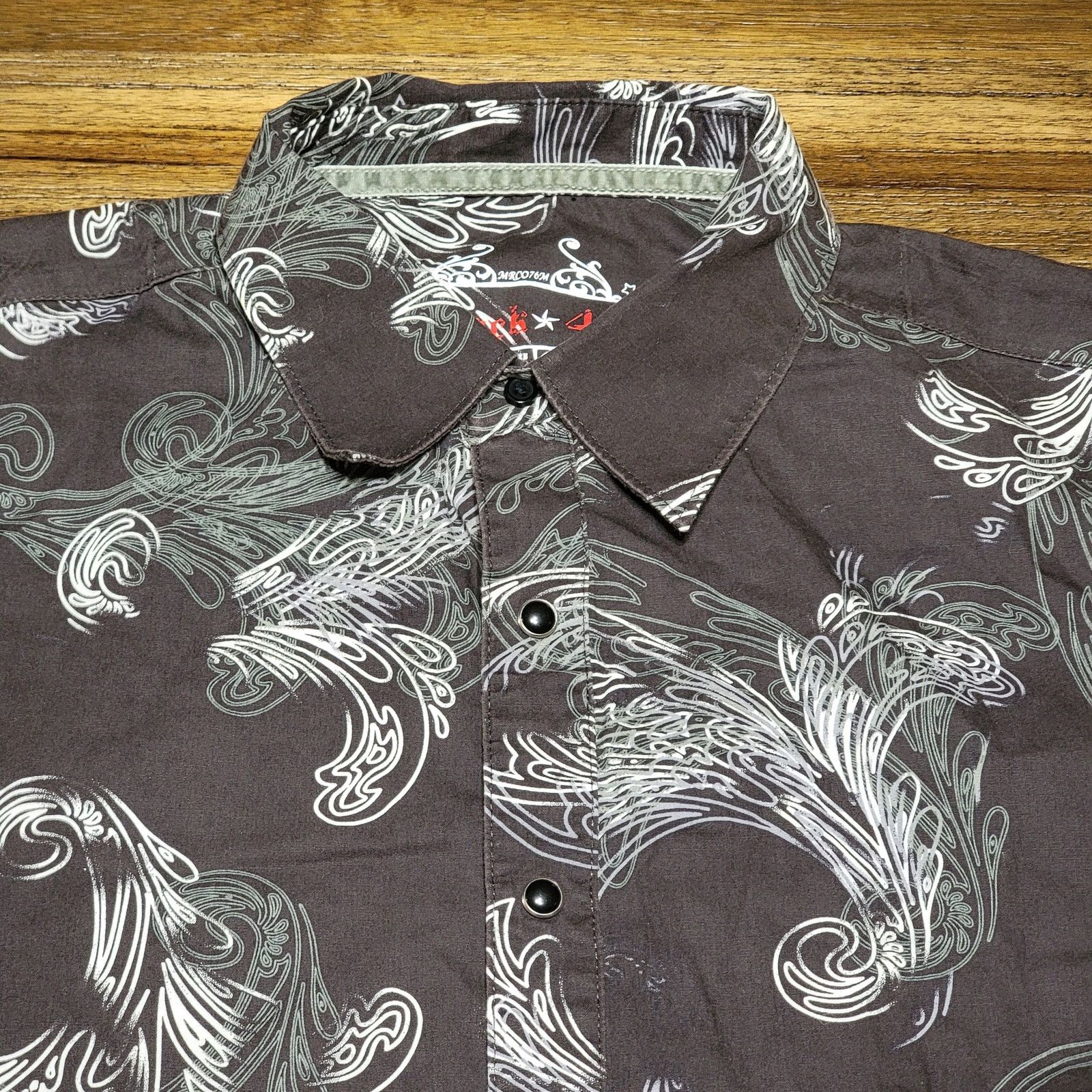 Other Rock 47 LS Black Pearl Snap Lg Paisley Print - Size XL Size US XL / EU 56 / 4 - 2 Thumbnail
