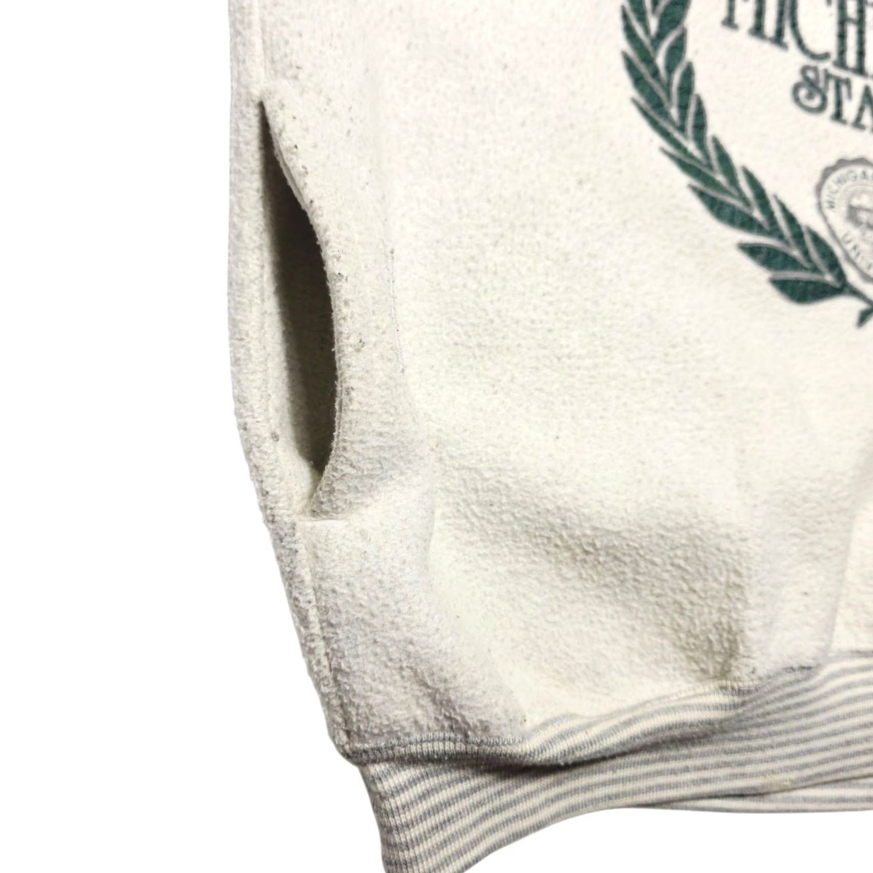 Vintage VINTAGE Michigan State Spartans Hooded Graphic Sweatshirt Men’s Small 90’s Hoodie Sweatshirt Men’s S White Graphic Print 90s Mens Size US S / EU 44-46 / 1 - 3 Thumbnail