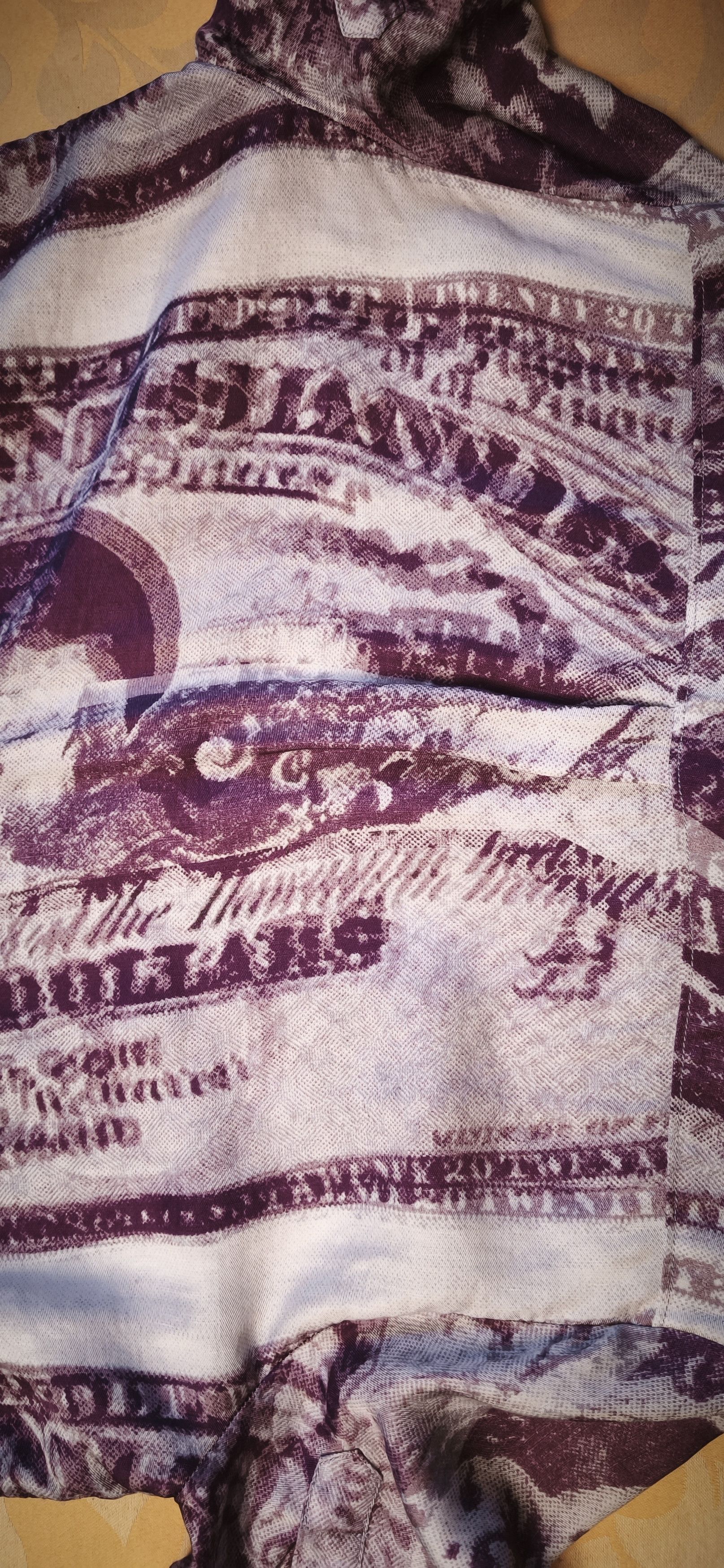 Acne Studios Oversized shirt - dollar bill-inspired print Size M / US 6-8 / IT 42-44 - 21 Thumbnail