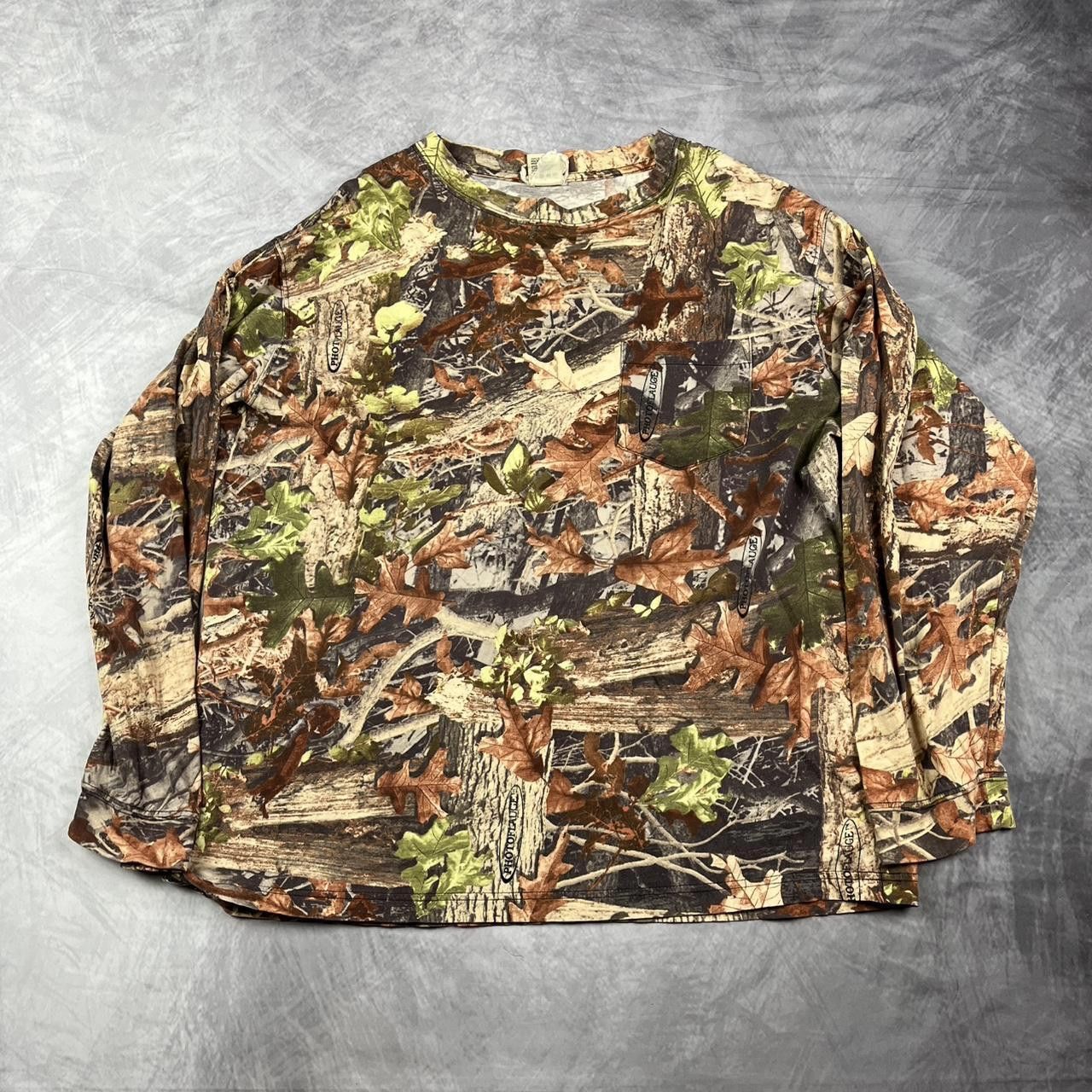 Designer Vintage camouflage longsleeve Size US XL / EU 56 / 4 - 1 Thumbnail