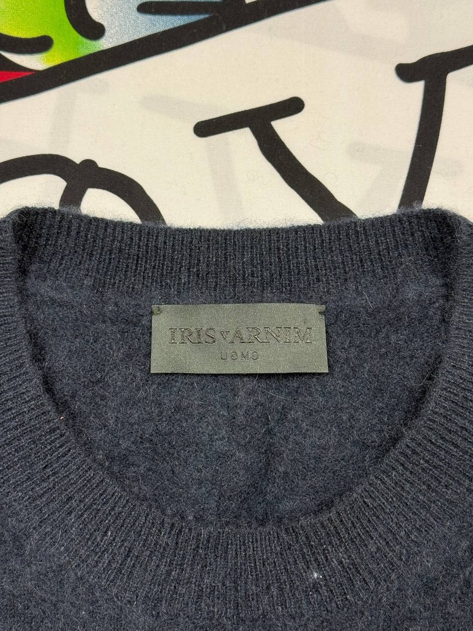Iris von Arnim Iris Von Arnim Luxury Uomo Cashmere Sweater Navy Jumper Size US S / EU 44-46 / 1 - 4 Thumbnail