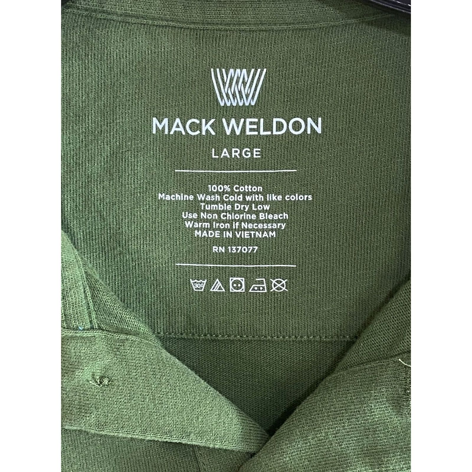 Vintage Mack Weldon Polo Shirt Large L Men Green Ctn POLO SHIRT Short Sleeve Baseball Style Size US L / EU 52-54 / 3 - 3 Thumbnail