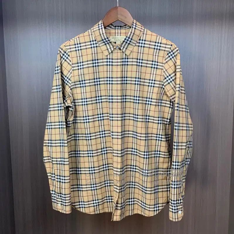 Burberry Burberry Multicolored Cotton Long Sleeve Shirt. Size M / US 6-8 / IT 42-44 - 1 Thumbnail