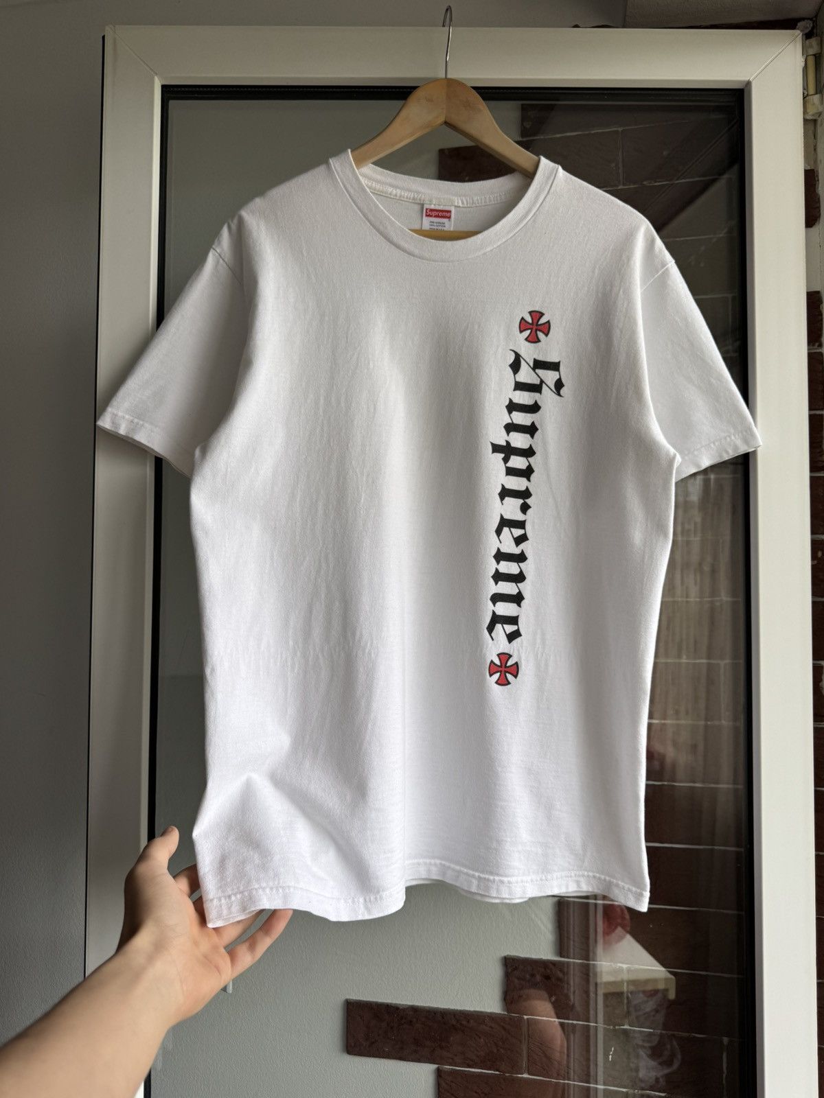 Independent Truck Co. × Supreme Supreme X Independent Truck Co. Old English Tee Size US M / EU 48-50 / 2 - 5 Thumbnail
