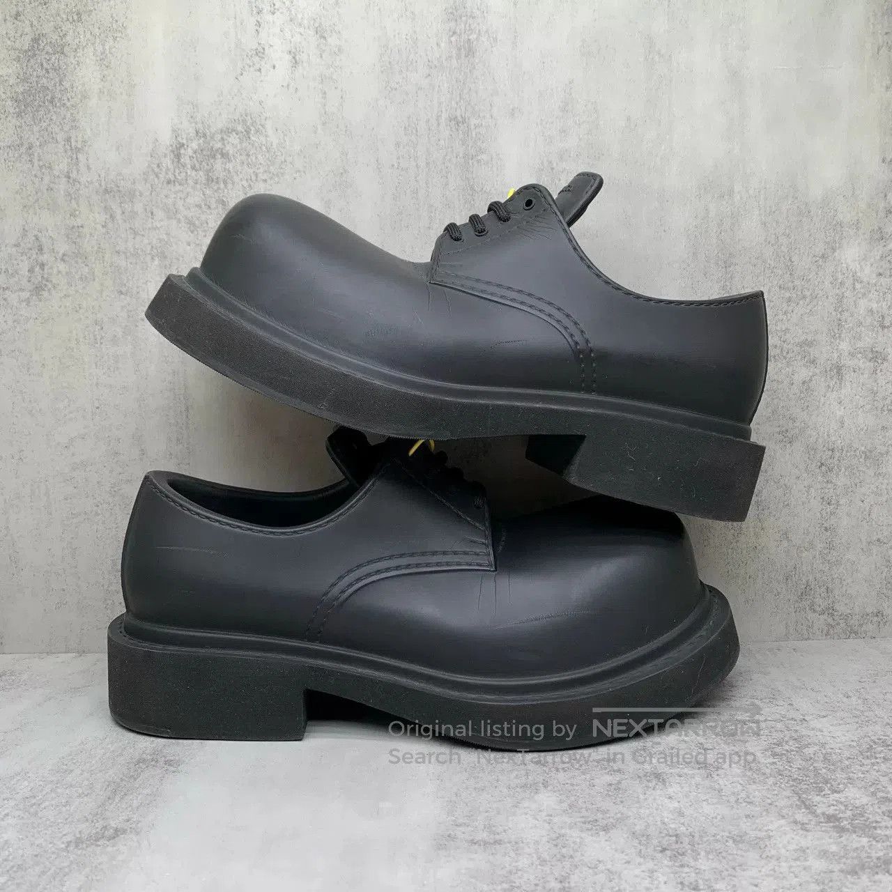 Balenciaga Balenciaga Black Mickey Derby Shoes Size 42. Size US 9 / EU 42 - 3 Thumbnail