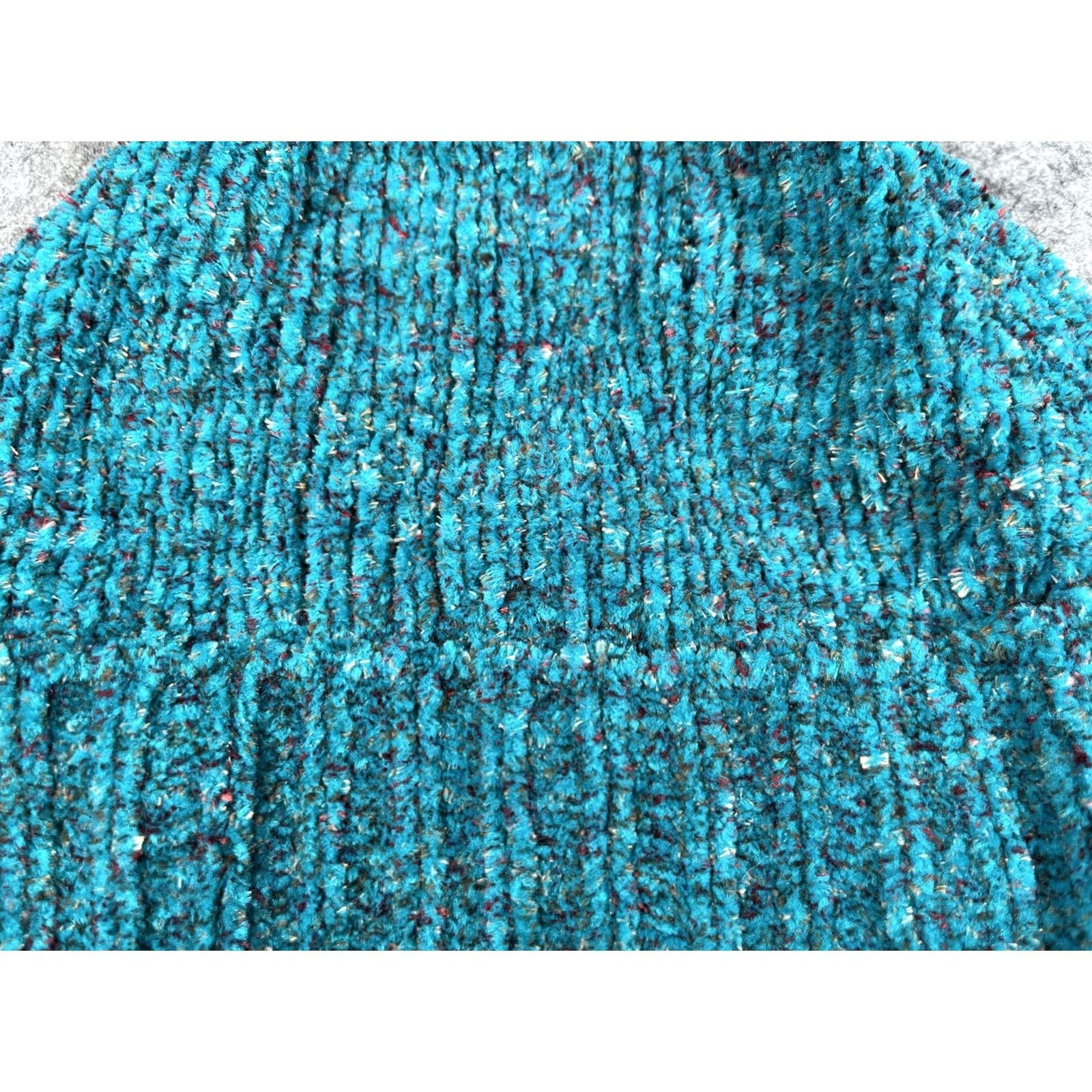 Coldwater Creek Coldwater Creek Beanie Unisex One Size Blue Knit Winter Hat Stretch Cozy Casual Slim Foldover Cuff Mens Womens Adults Size ONE SIZE - 2 Thumbnail